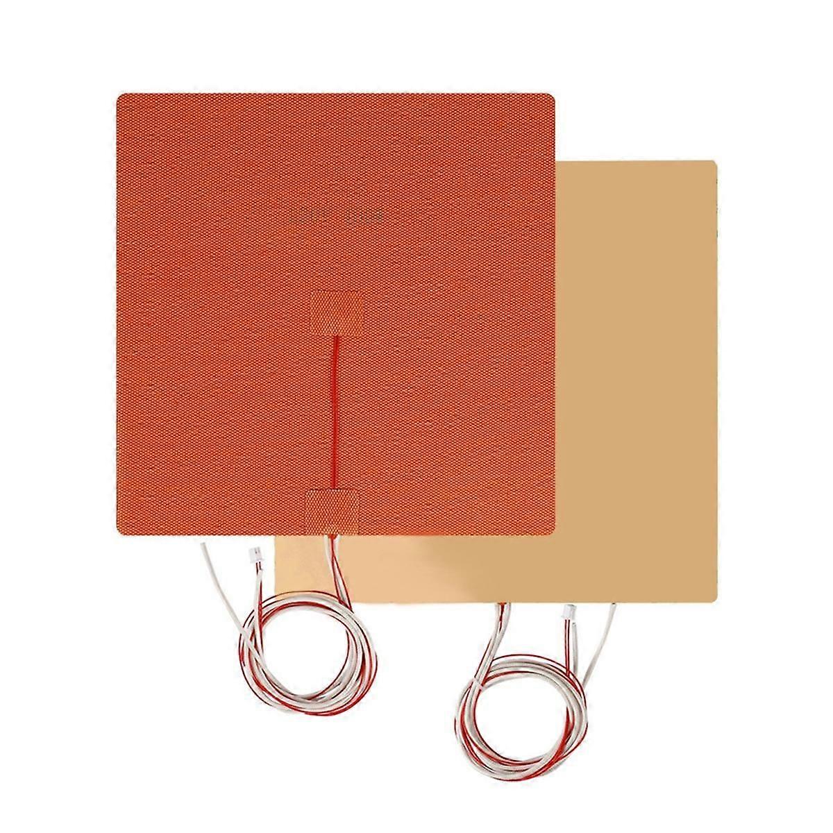 250X250mm 3D Printer Silicone Heater Pad Fiberglass Cloth 3D Printer Heated Bed 220V 450W 100cm Cab