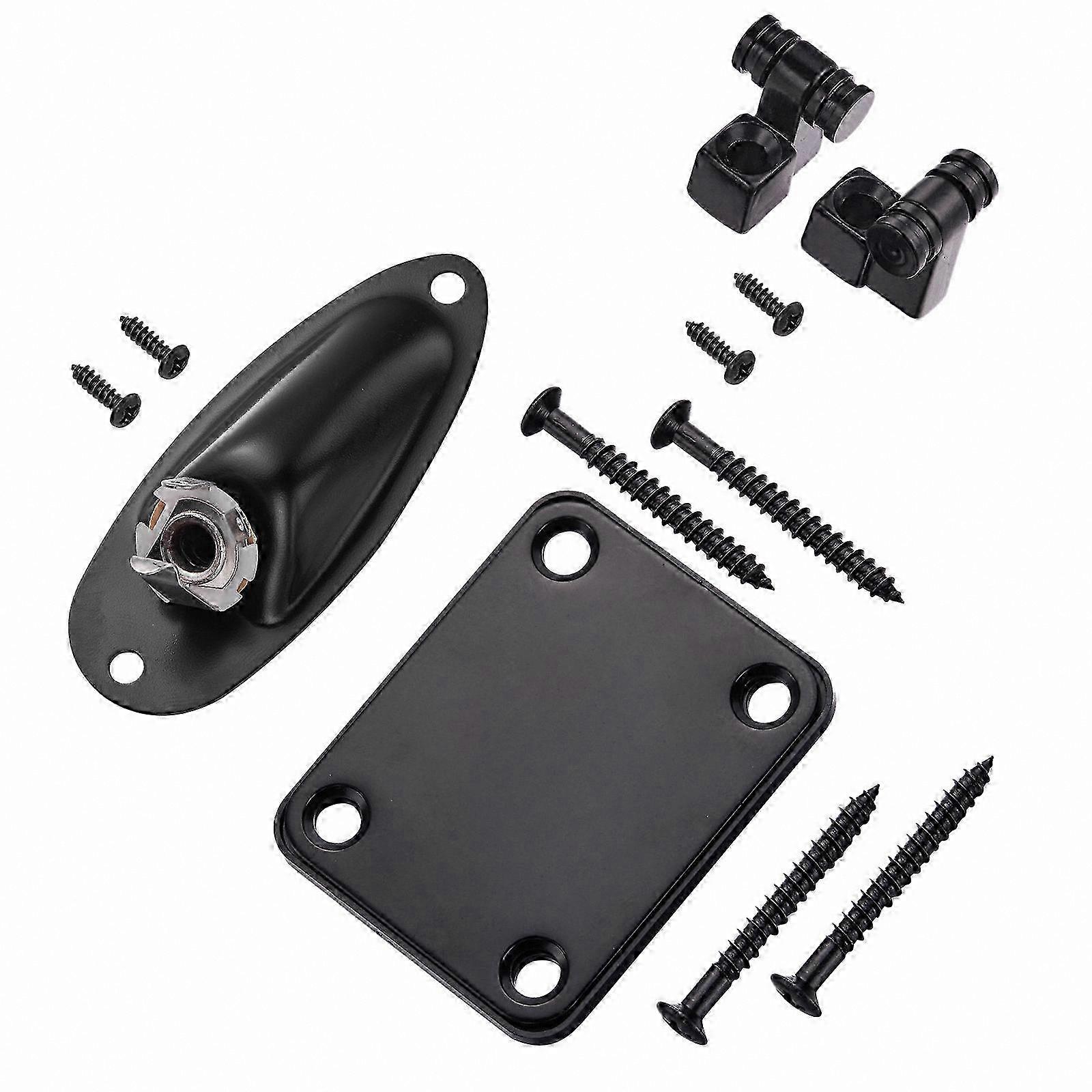 Guitar String Retainer Set with Mounting Screw for Enhanced Tuning Stability and Extended String Life Silver