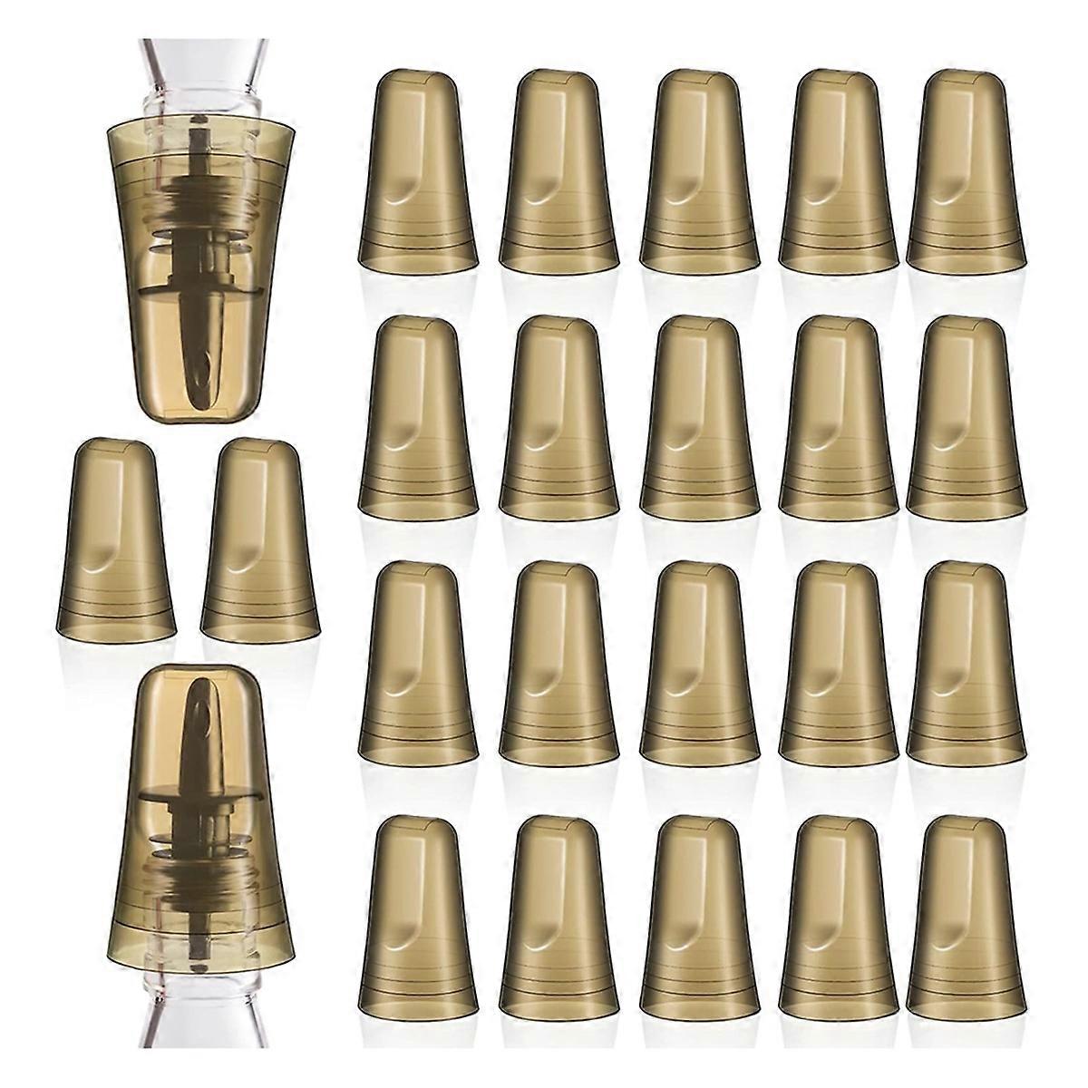 24 Pieces Liquor Bottle Toppers for Liquor Pour Bottle Covers
