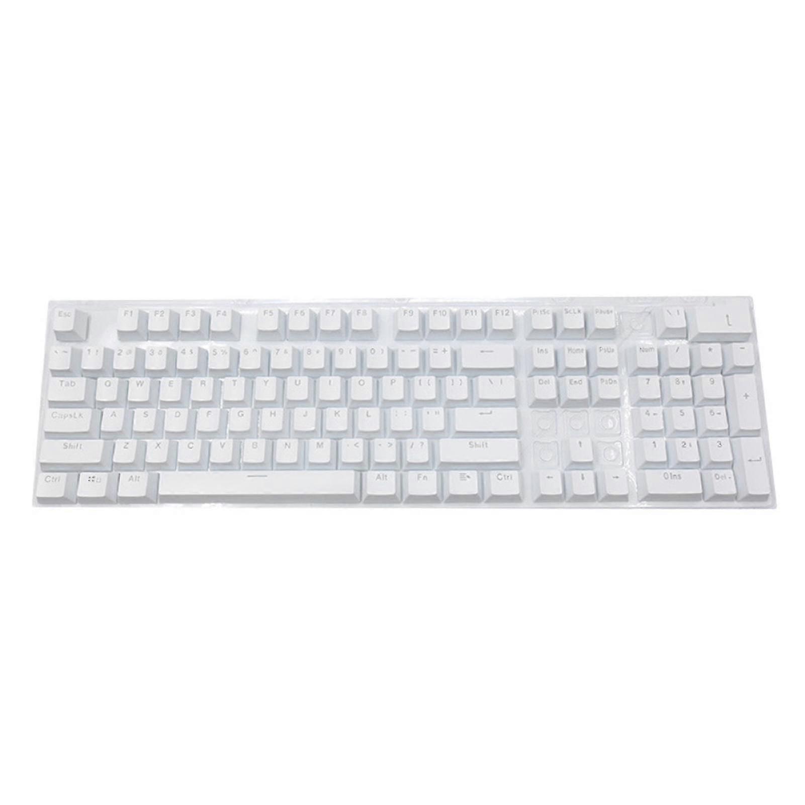 104Pcs/Set Key Cap Universal Ergonomic ABS High-end Backlit Keycap or Mechanical Keyboard