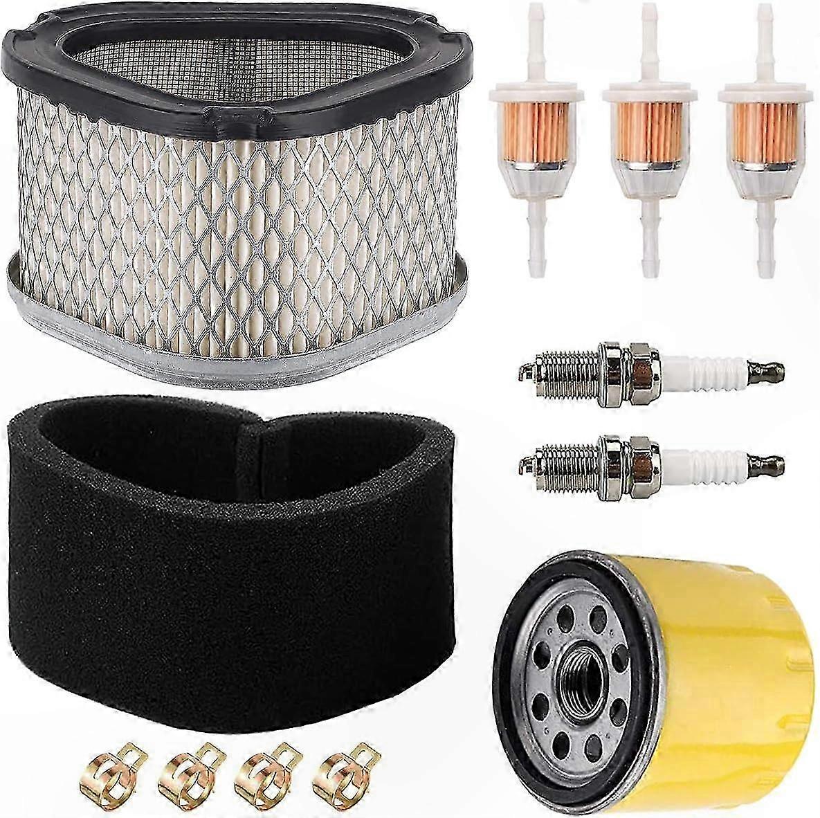 Lawn Mower Air Filter and Fuel Filter Replacement for LX173 LT155 STX38 S1642 GY20574 AM121608 M92359 Models