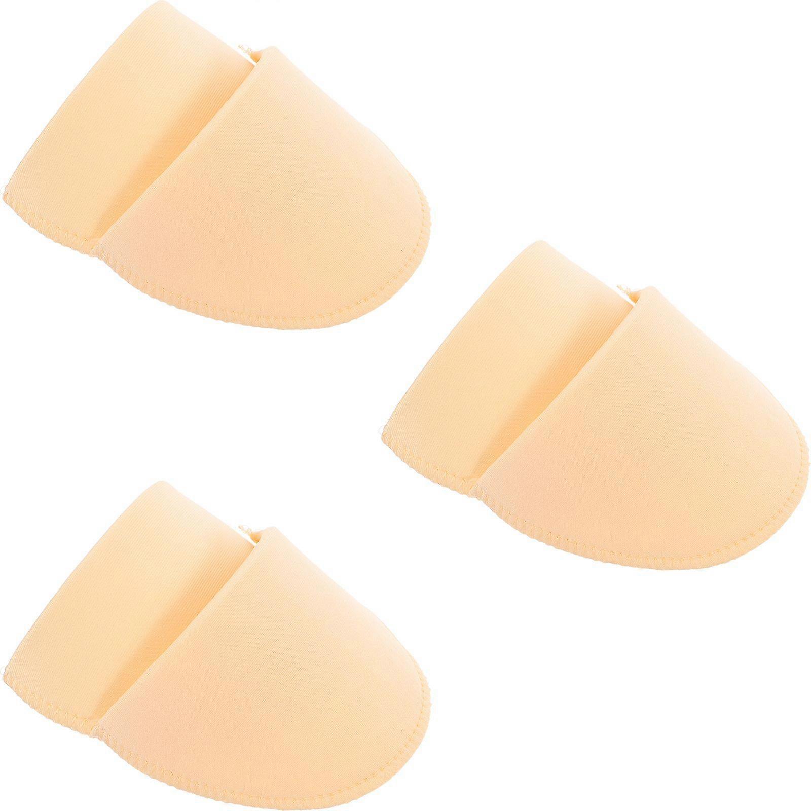 3 Pairs of Comfortable Shoulder Pads Polyester Shoulder Pads Replacement Shoulder Pads