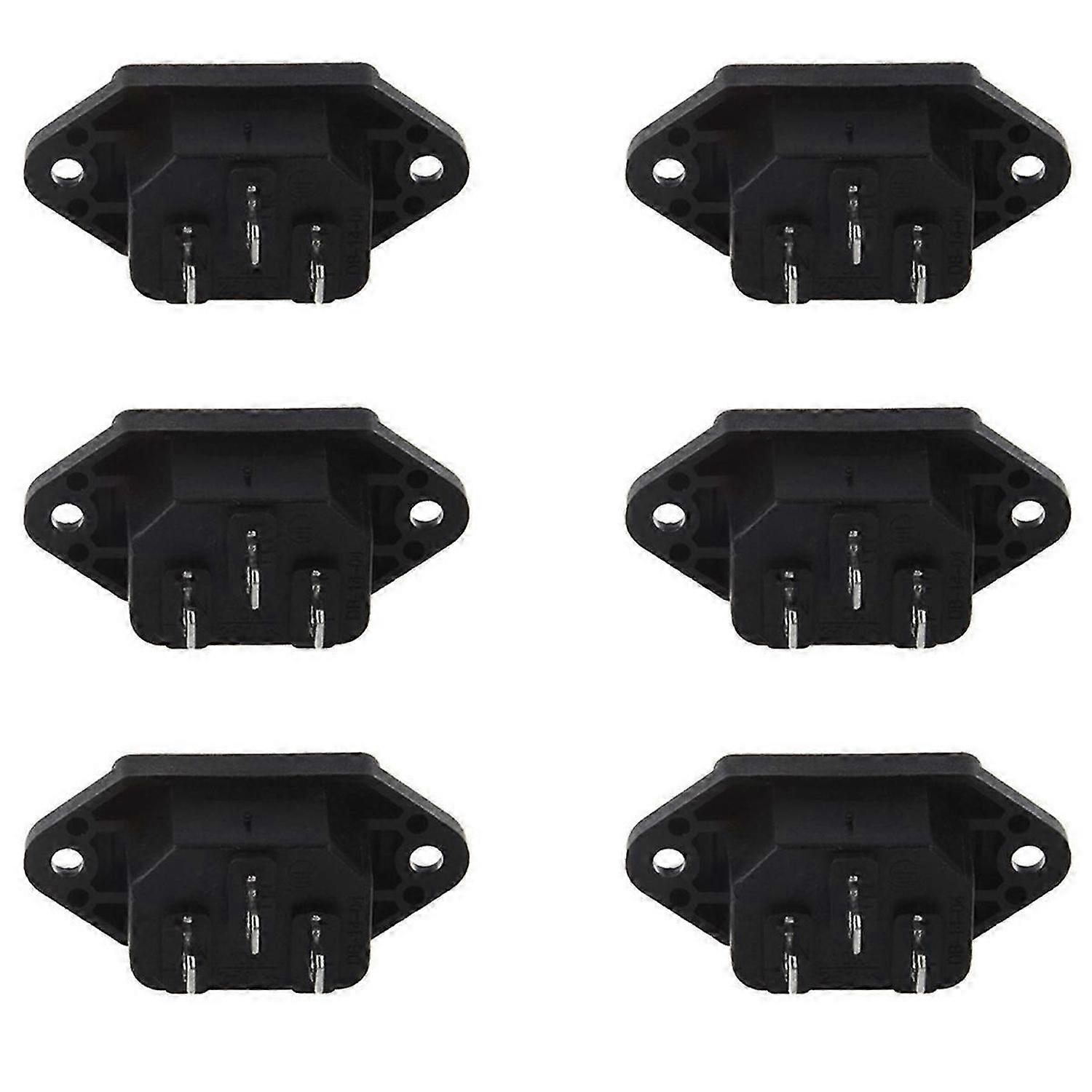 IEC 320 C14 Male Plug 3 Pins PCB Panel Power Inlet Socket Connector