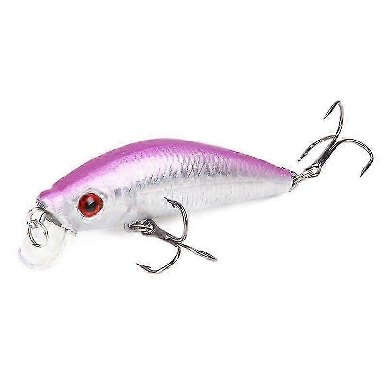 Fishing Lure Minnow Crankbait Hard Bait Wobble Slow Sinking Artificial Bait Pike