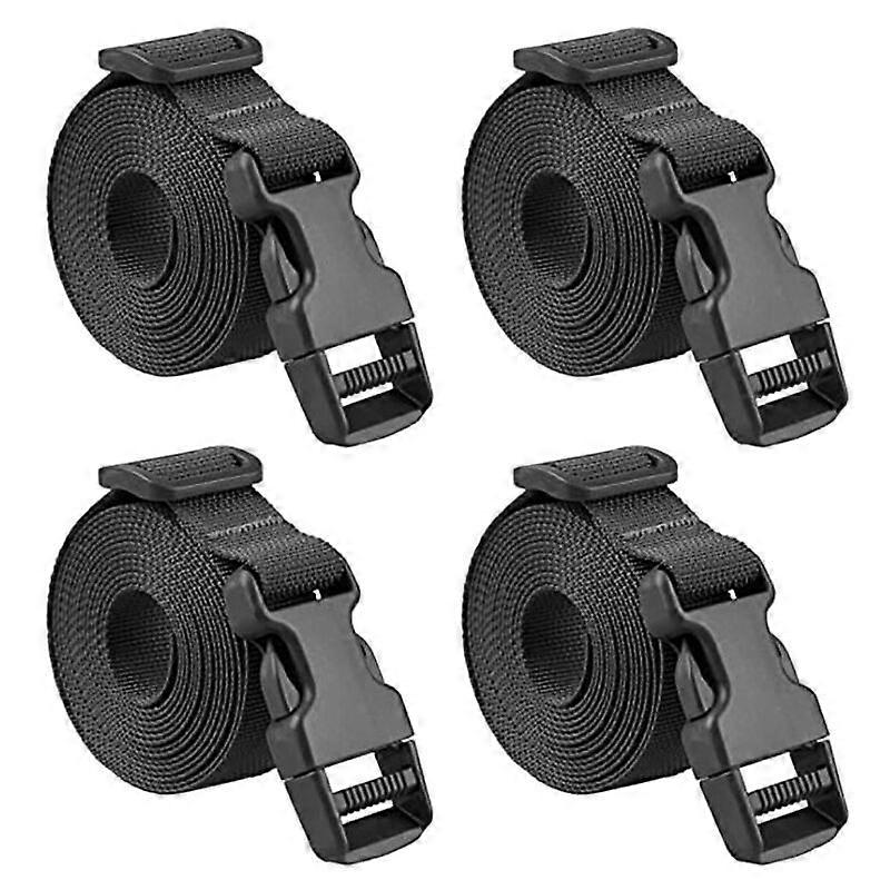 25mm Quick Release Buckle Strap x27;Lashing 4 Pieces Plastic Ratchet Strap