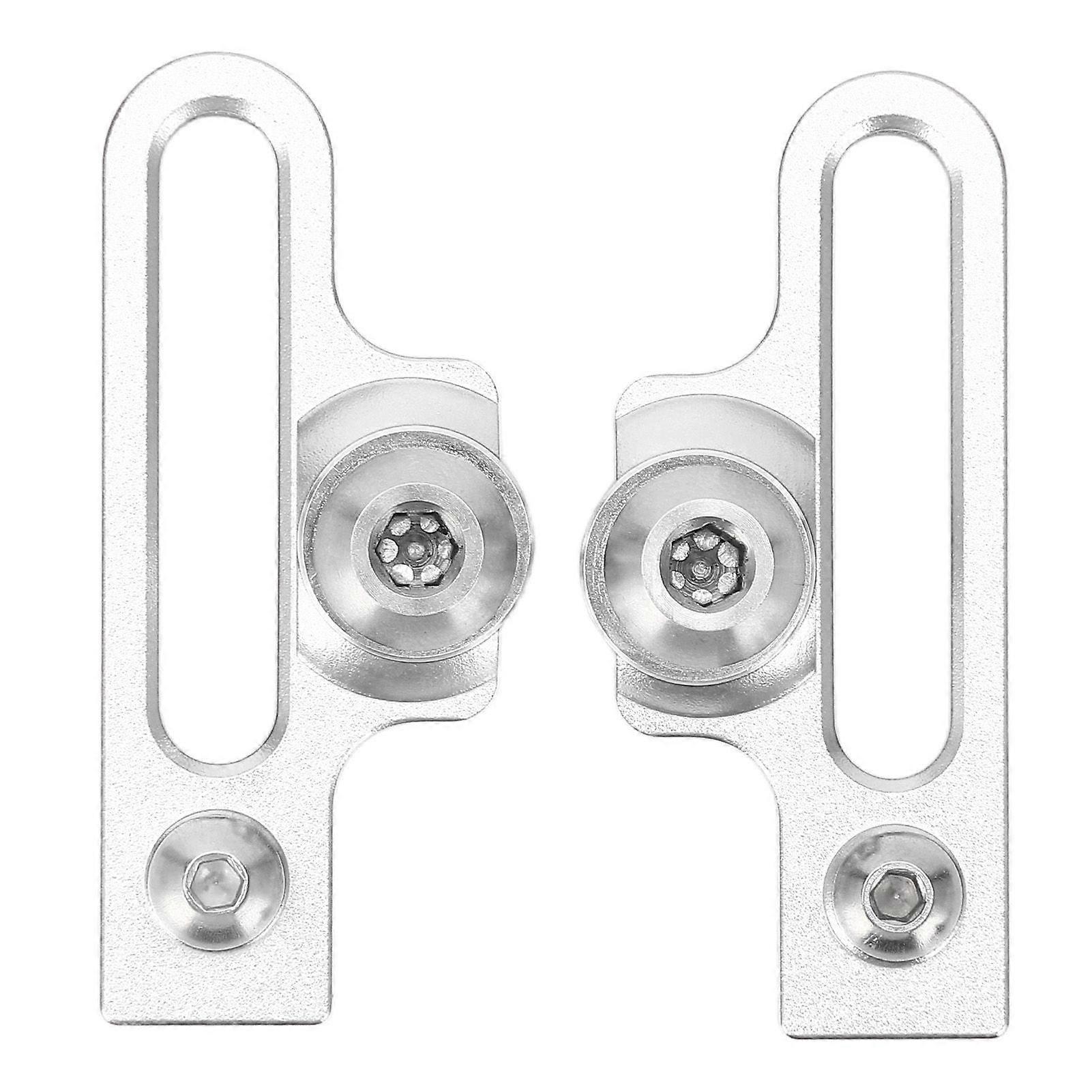 2Pcs Bike C Clamp Brake Pad Aluminum Alloy Extension C Caliper Adapter Brakes for Road BicyclesSilver