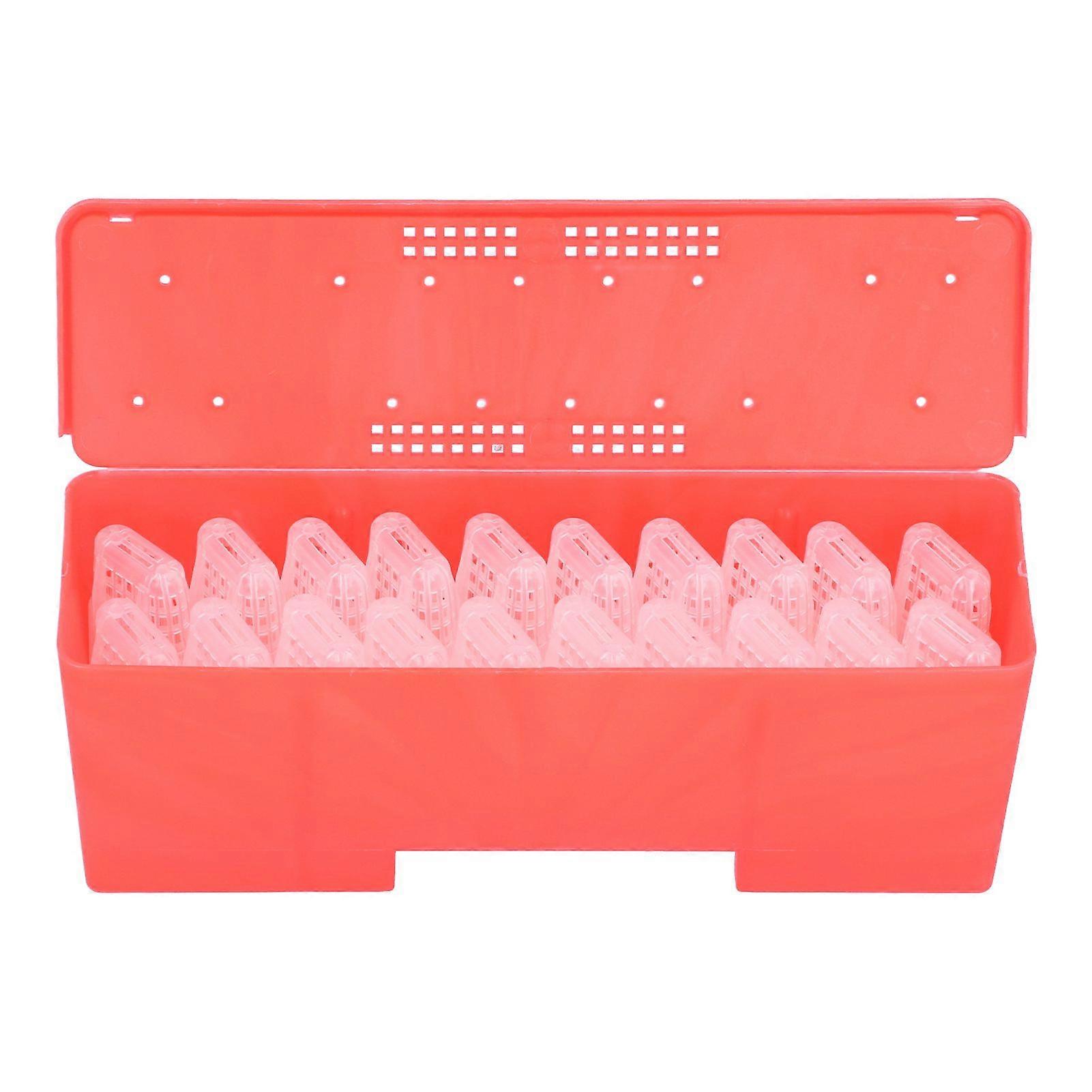 20Pcs Bee Queen Transporting Catcher Plastic Cage Container Beekeeping Equipment