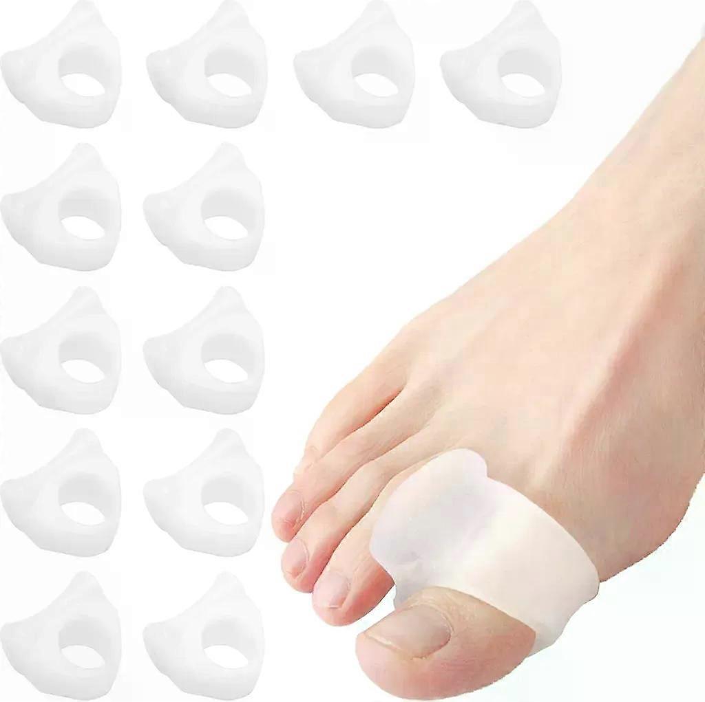 Gel Toe Separators, 12 pcs Toe Separators Silicone Toe Separators Hallux Little