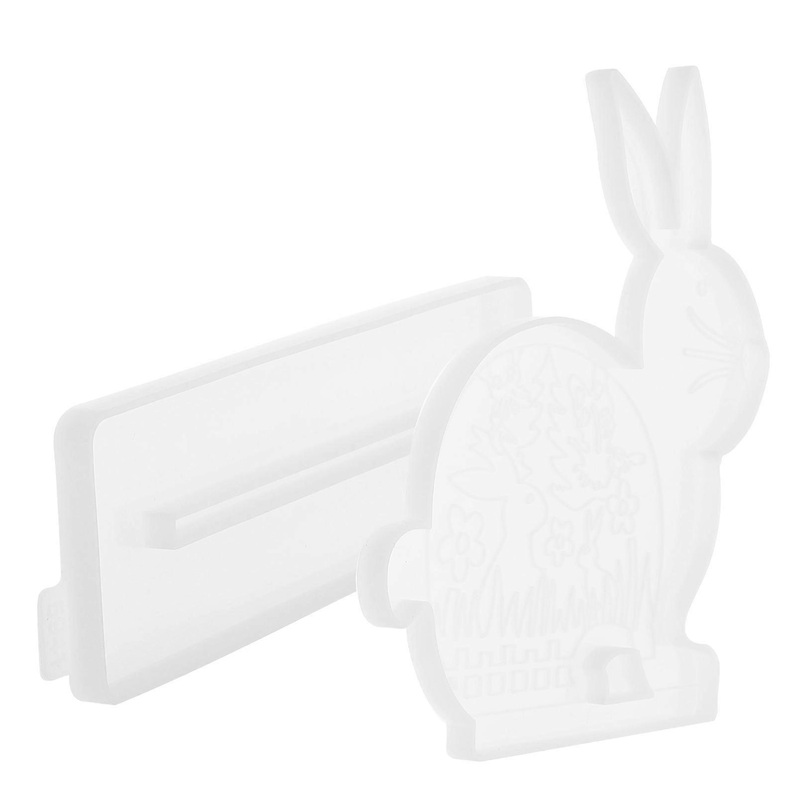 Easter Silicone Resin Mold for Bunny Shaped DIY Ornament 1Set