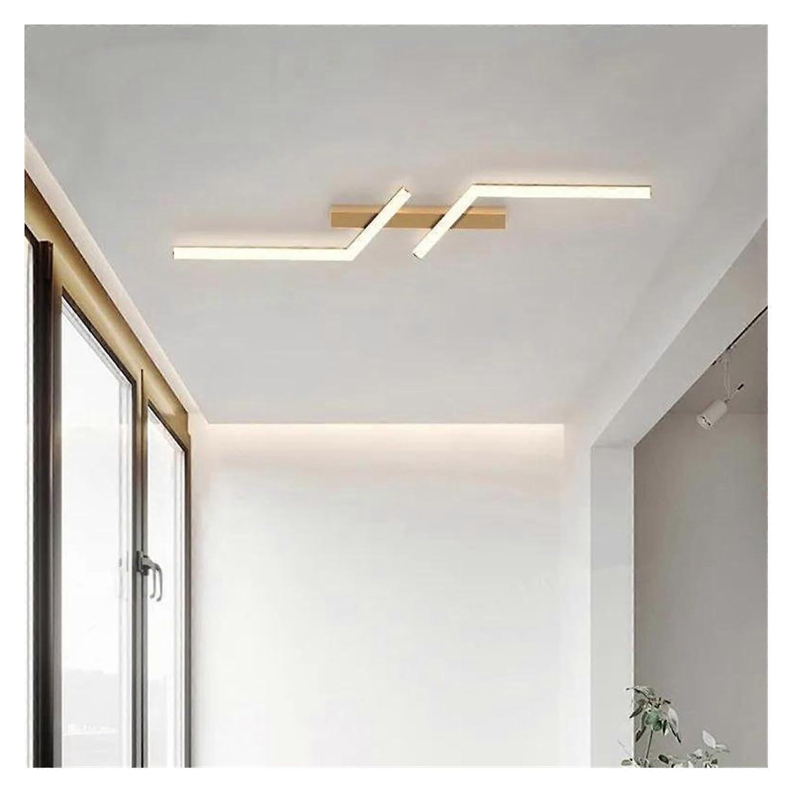 Modern Aisle Led Ceiling Lamp For Hallway And Foyer, Tricolor Light BL100cm, 3Color Temperature, Linear Ceiling Light