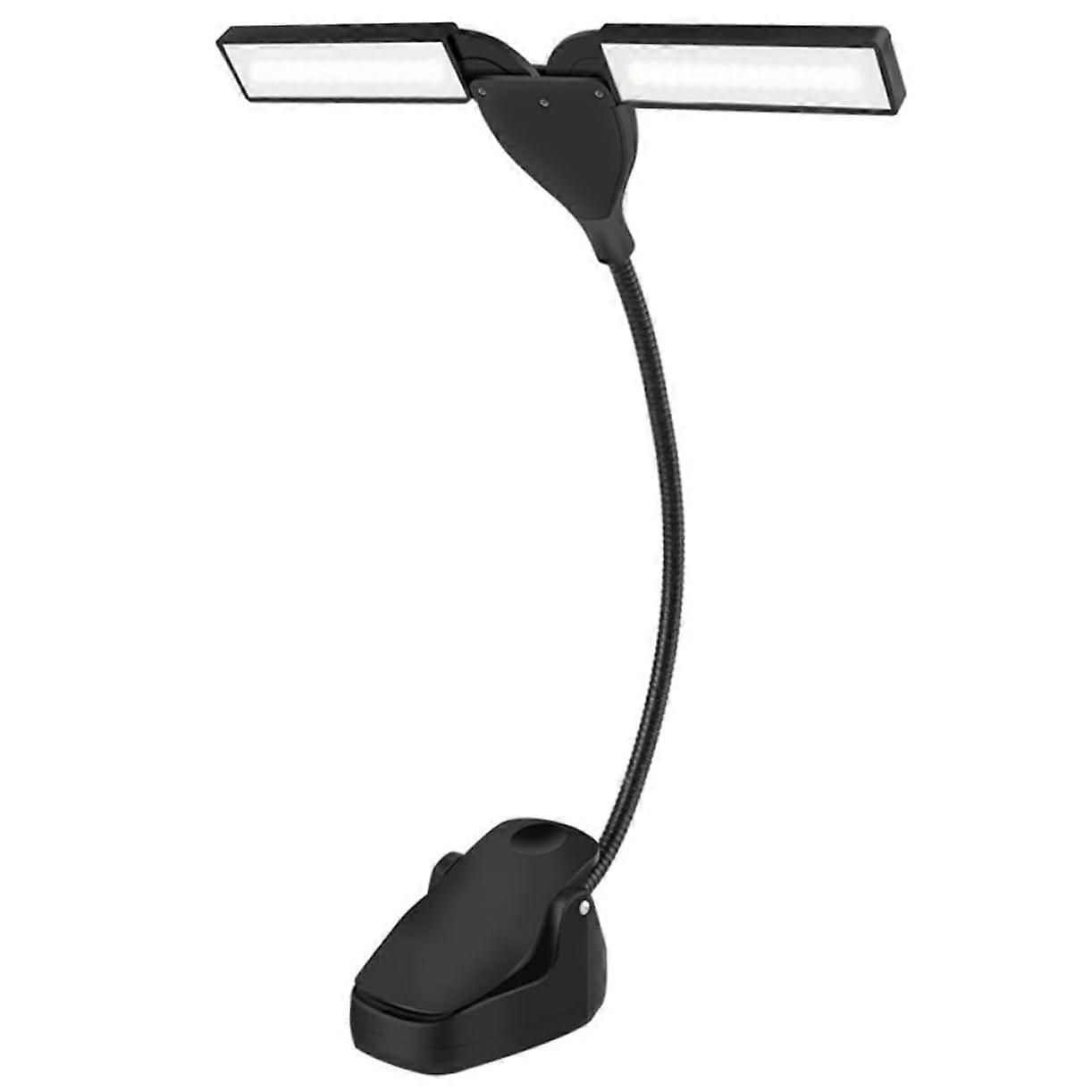 Creative LED Music Score Clip Light Rechargeable ClipOn Lamp For Home Black Compact Multifunctional Reading Light