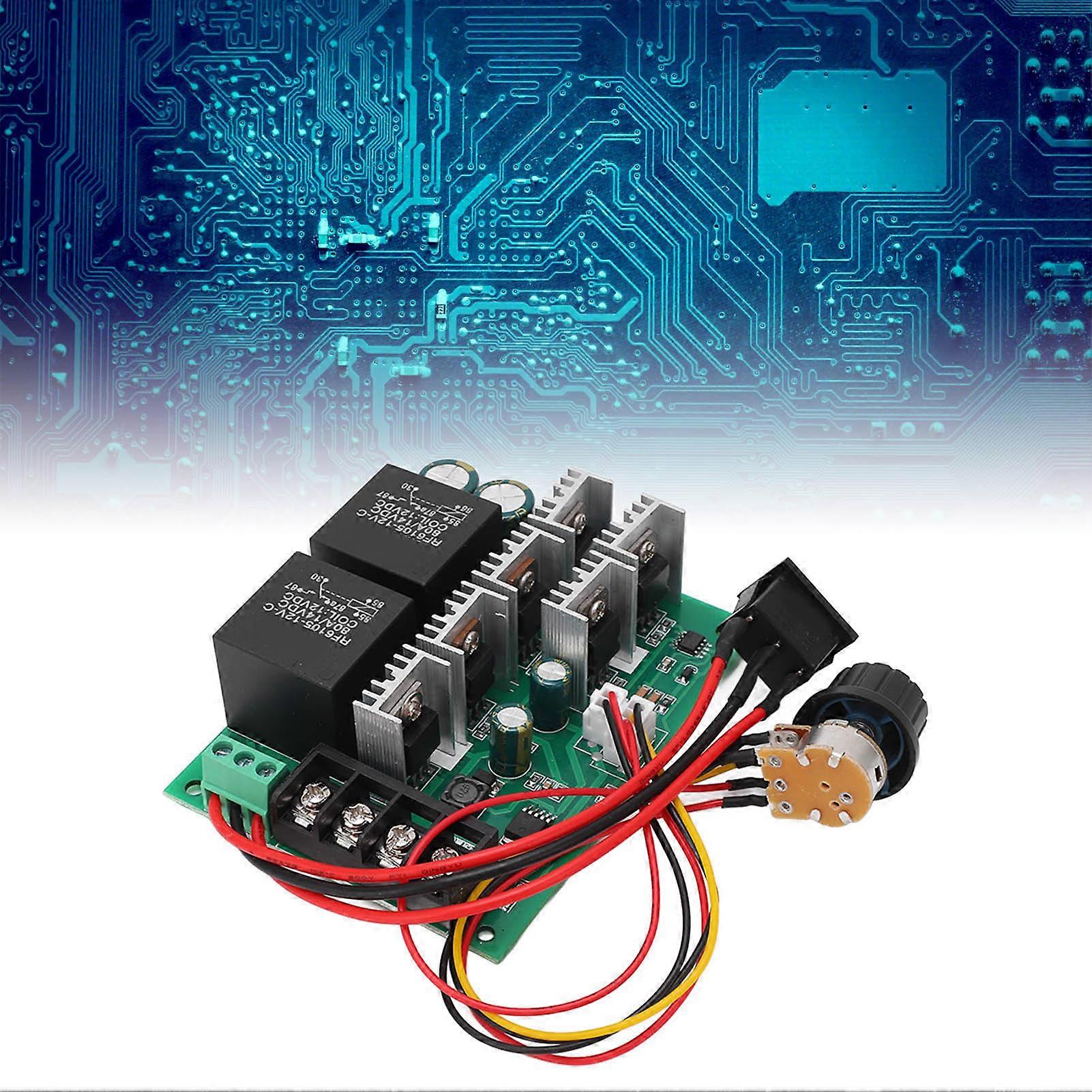 DC Motor Controller 40A 10-50V Adjustable Speed CW CCW Switch