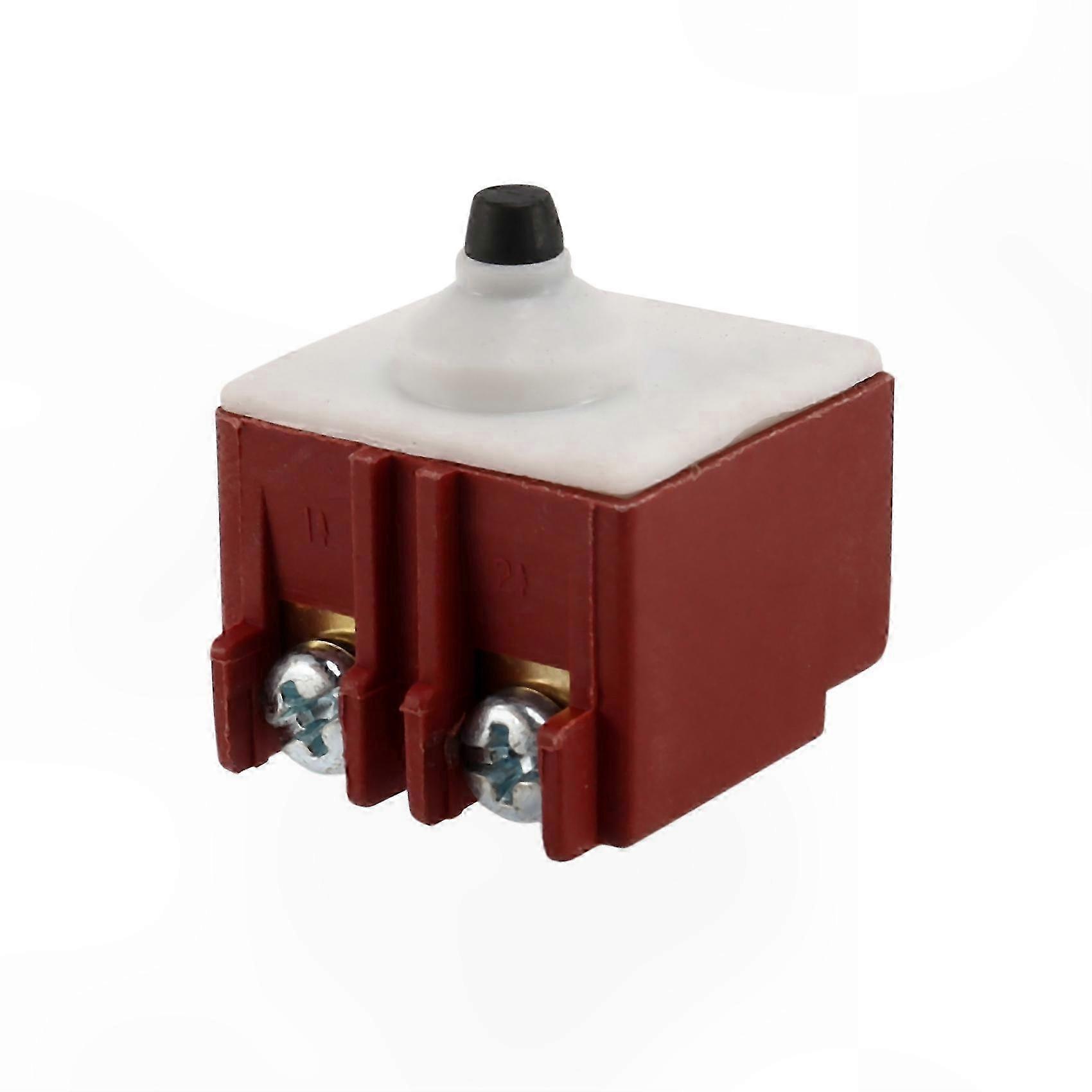 Pushbutton Switch for Angle Grinder AC 250V 6A 125V/12A DPST Replacement Part
