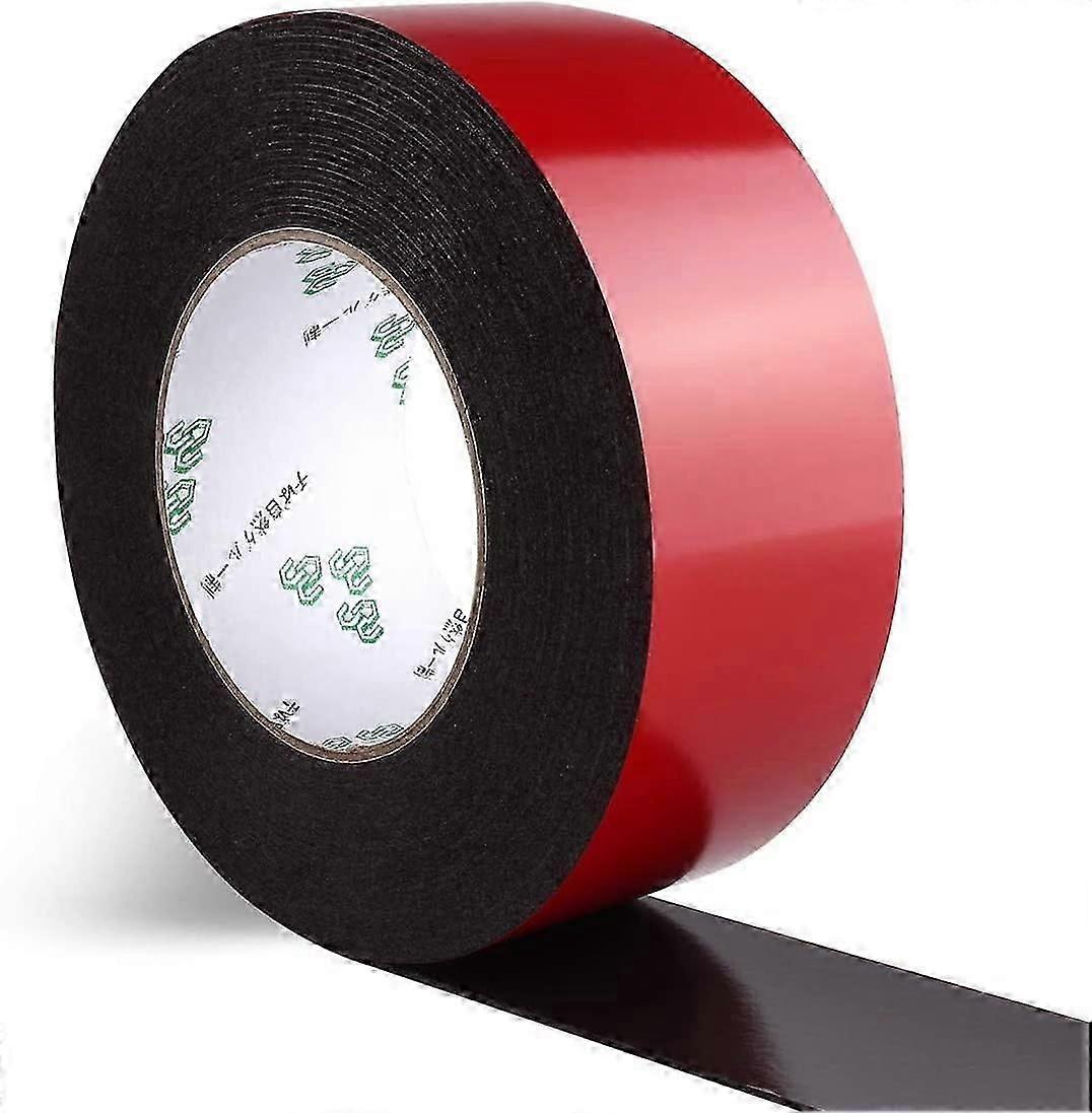 Double Sided PE Foam Tape - Super Strong Foam Sealing Tape for Decorating and Wrapping, Car Decorating Tape, Photo Frame (1 Roll*50mm)