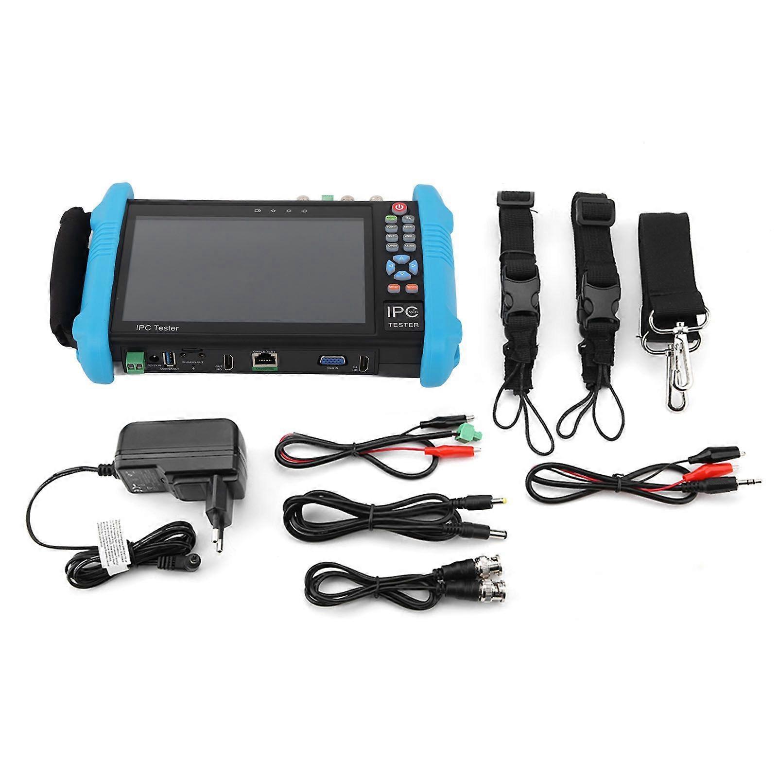 IPC9800ADHS Plus 7" IP CCTV Tester 4K H.265 TVI CVI AHD Analog AC