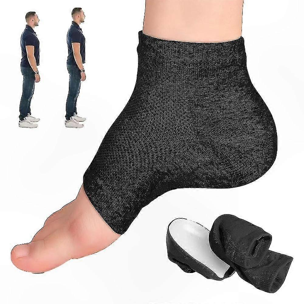 Height-Boosting Insoles, 2.5/3.5cm Breathable Socks for Increased Comfort, Arch Support Sole Inserts for Everyday Use