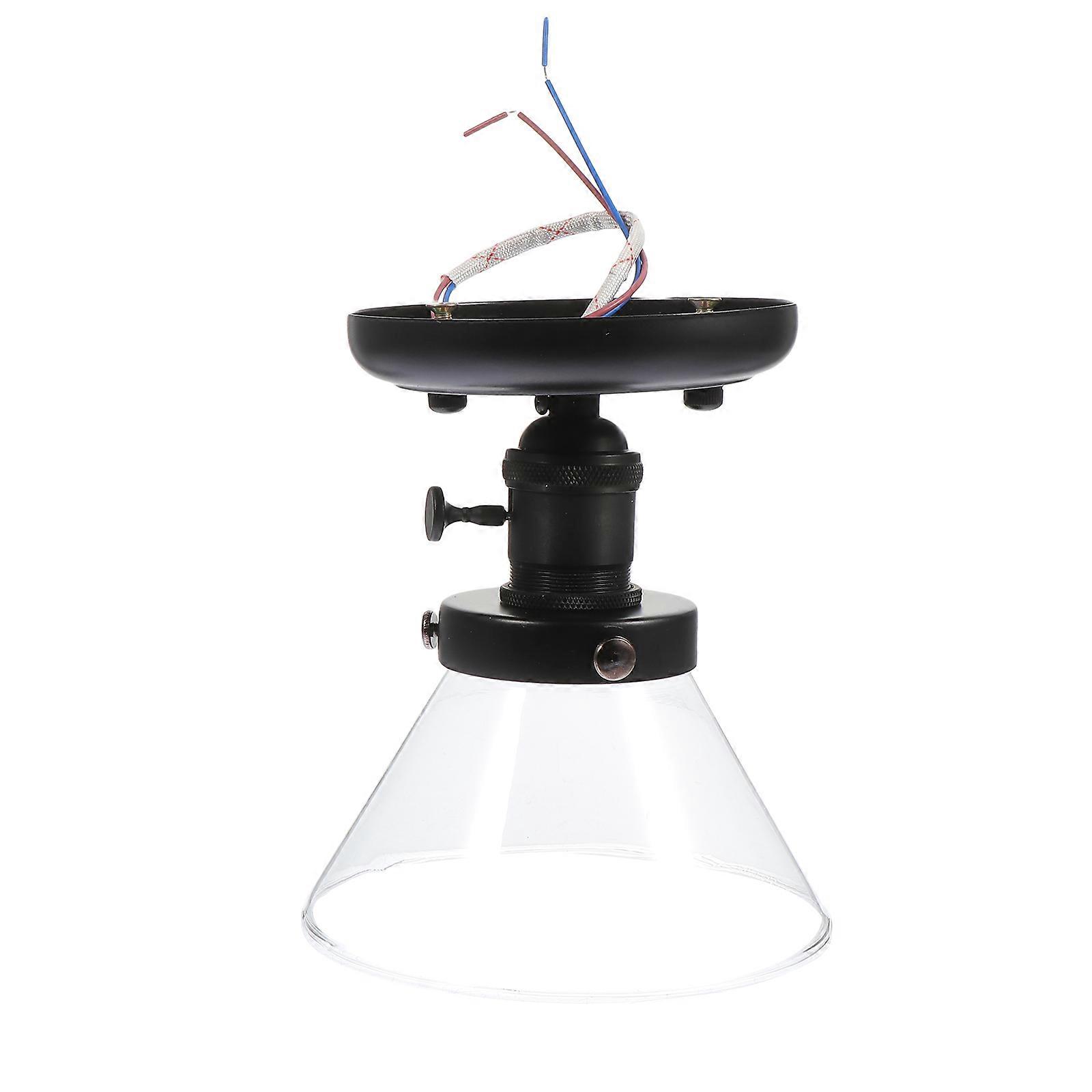 American-Style Glass Ceiling Light Craft Ceiling Light for Room Lighting