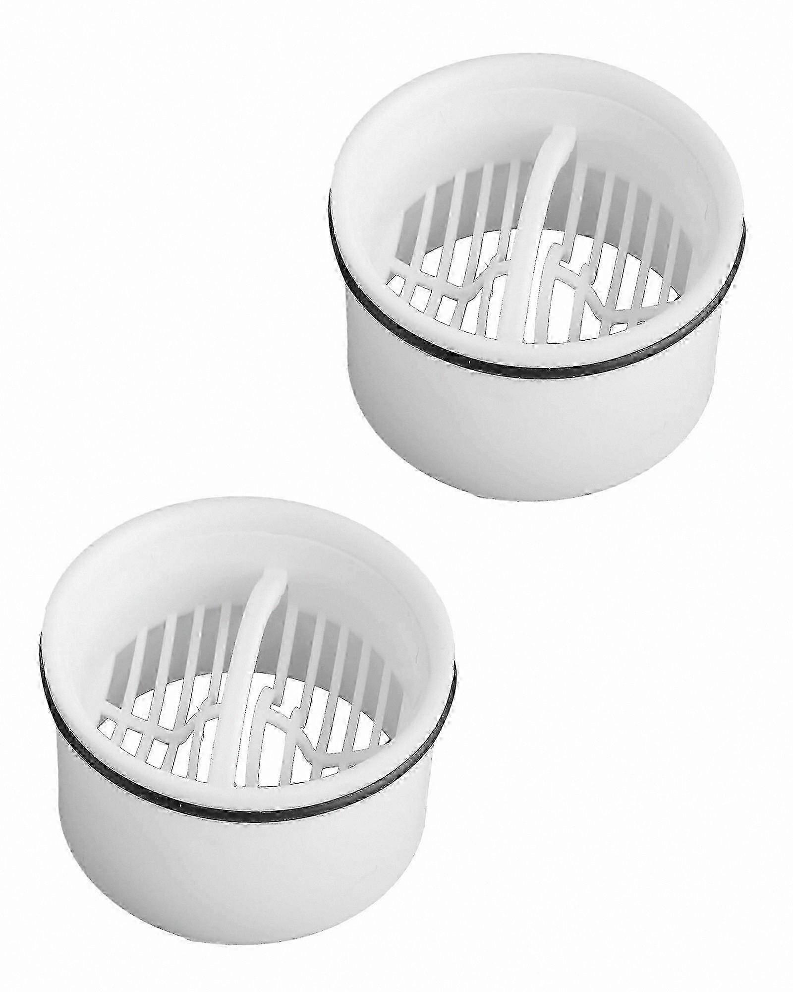 2-Pack Hair Catcher for Shower Drains, Fits Standard 6960-6963 Series Overflow Pipes