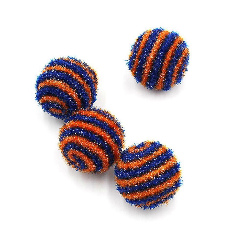 14Set Cat Elastic Rope Ball Toys Teaser For Dog Owners 5x5x5 Cm Interactive Play Assorted Color