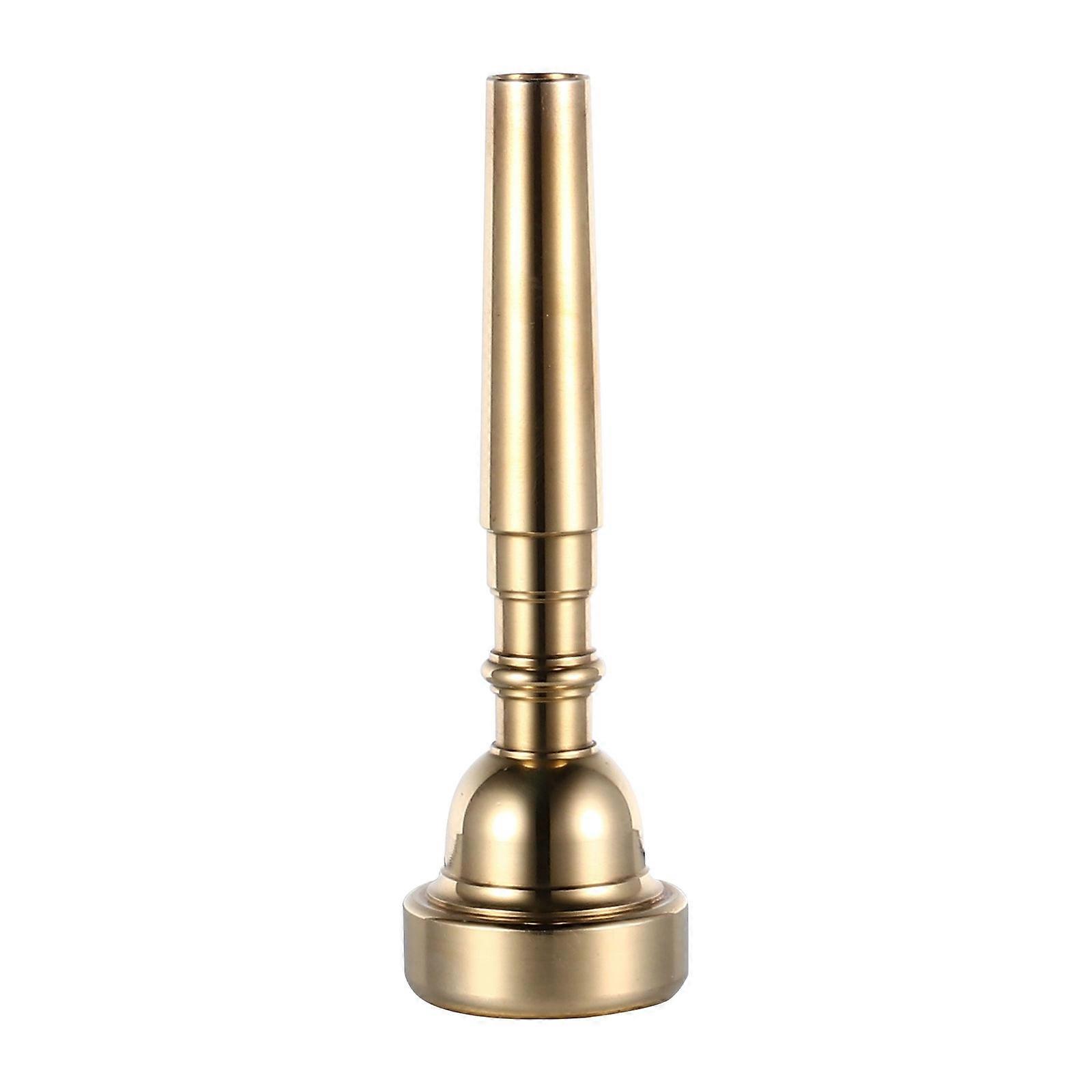 Trumpet Mouthpiece Replacement 5C Size For Musical Instruments Students Performance Golden 1Set