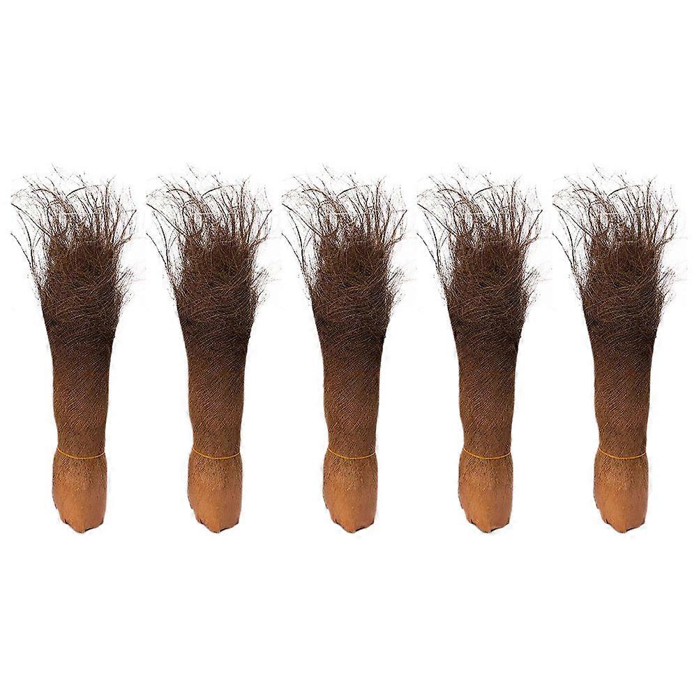 Decorative Garden Palm Tree Bark for Landscaping 10Pcs Natural Light Brown Bark
