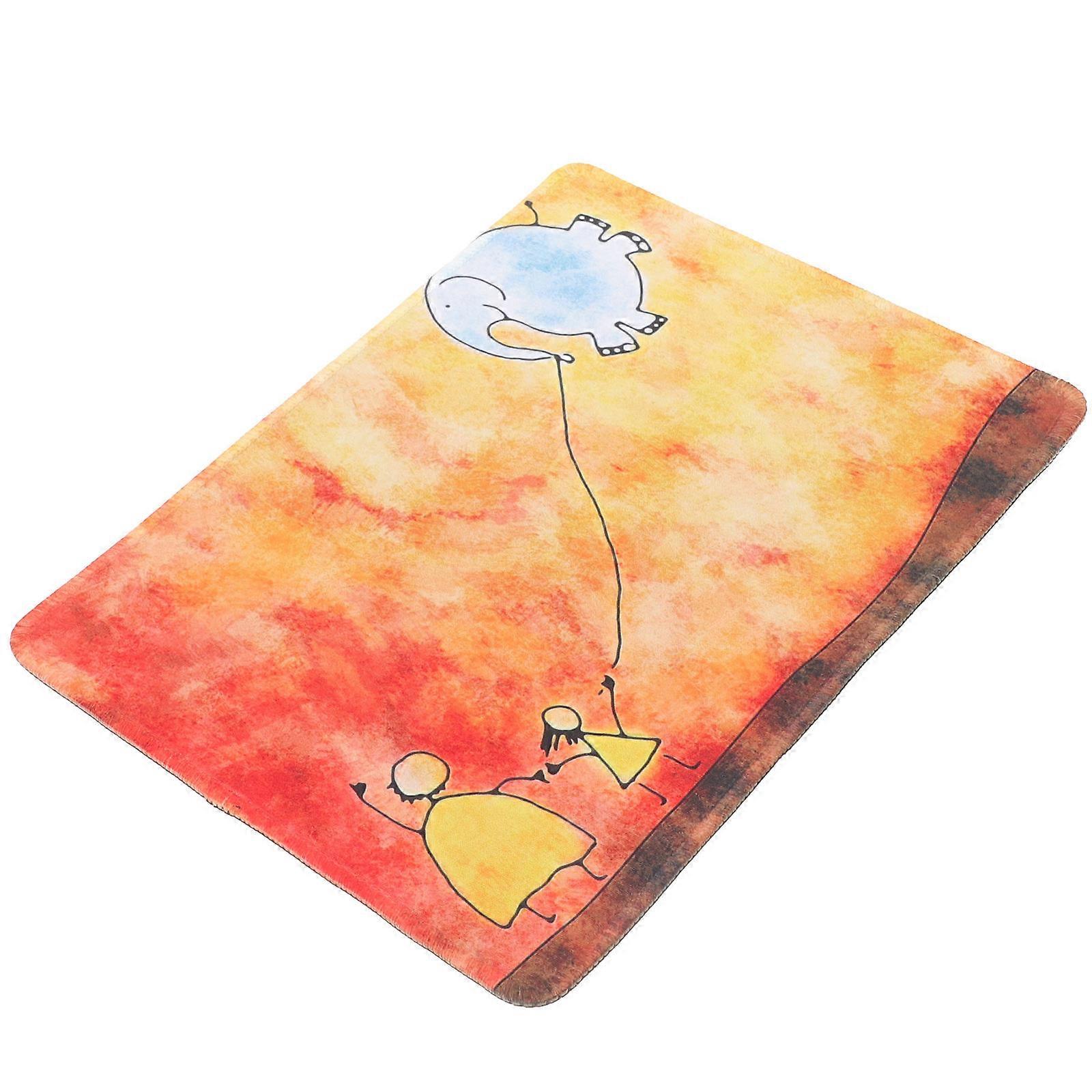 2Pcs Multi-color Mouse Mat For Gamers And Office Workers Rectangle Anti-skid Surface For Enhanced Precision
