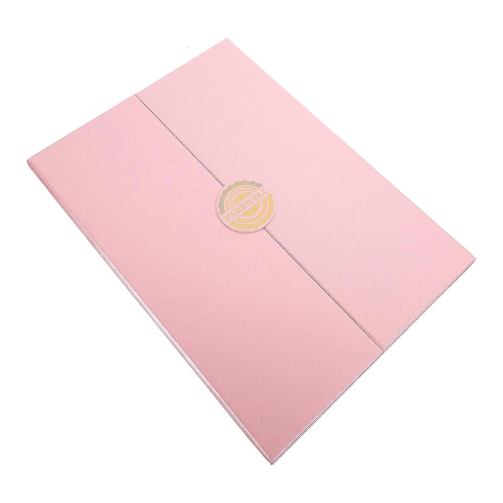 Elegant Pink Graduation Greeting Card For Friends Suitable For Birthdays And Office Occasions 16.70X11.79X0.04IN With Personal Messages 1Pcs