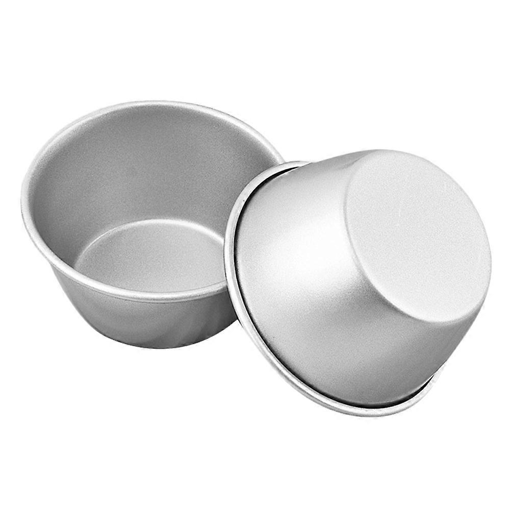 Nonstick Round Baking Molds 10 Pcs For Muffins Jelly Pudding And Egg Tarts Perfect For Home And Commercial Baking