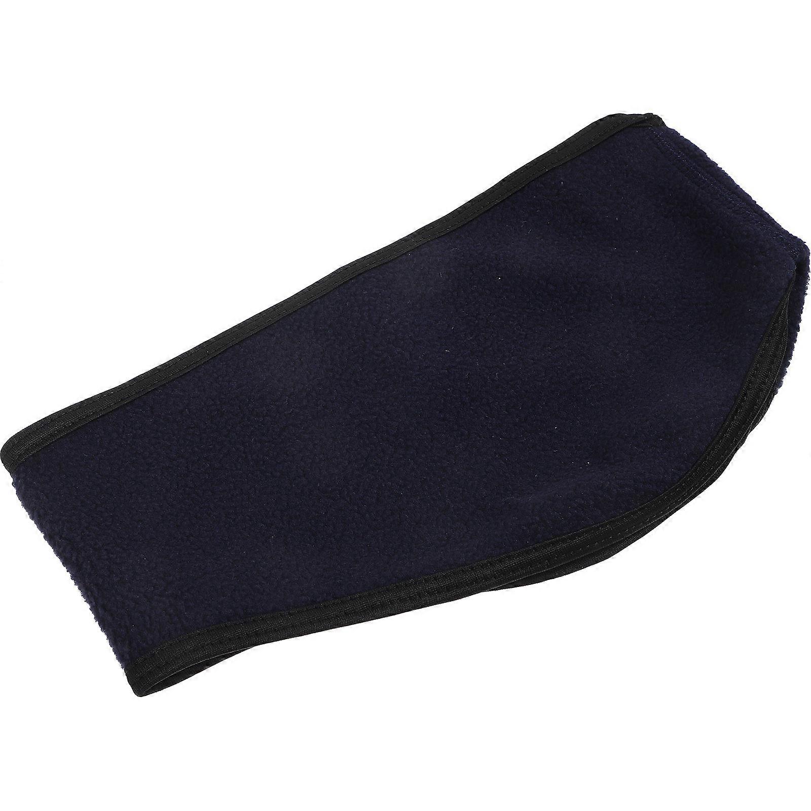 Unisex Double Layer Ear Warmer Headband Band for Daily Use 2Pcs Navy