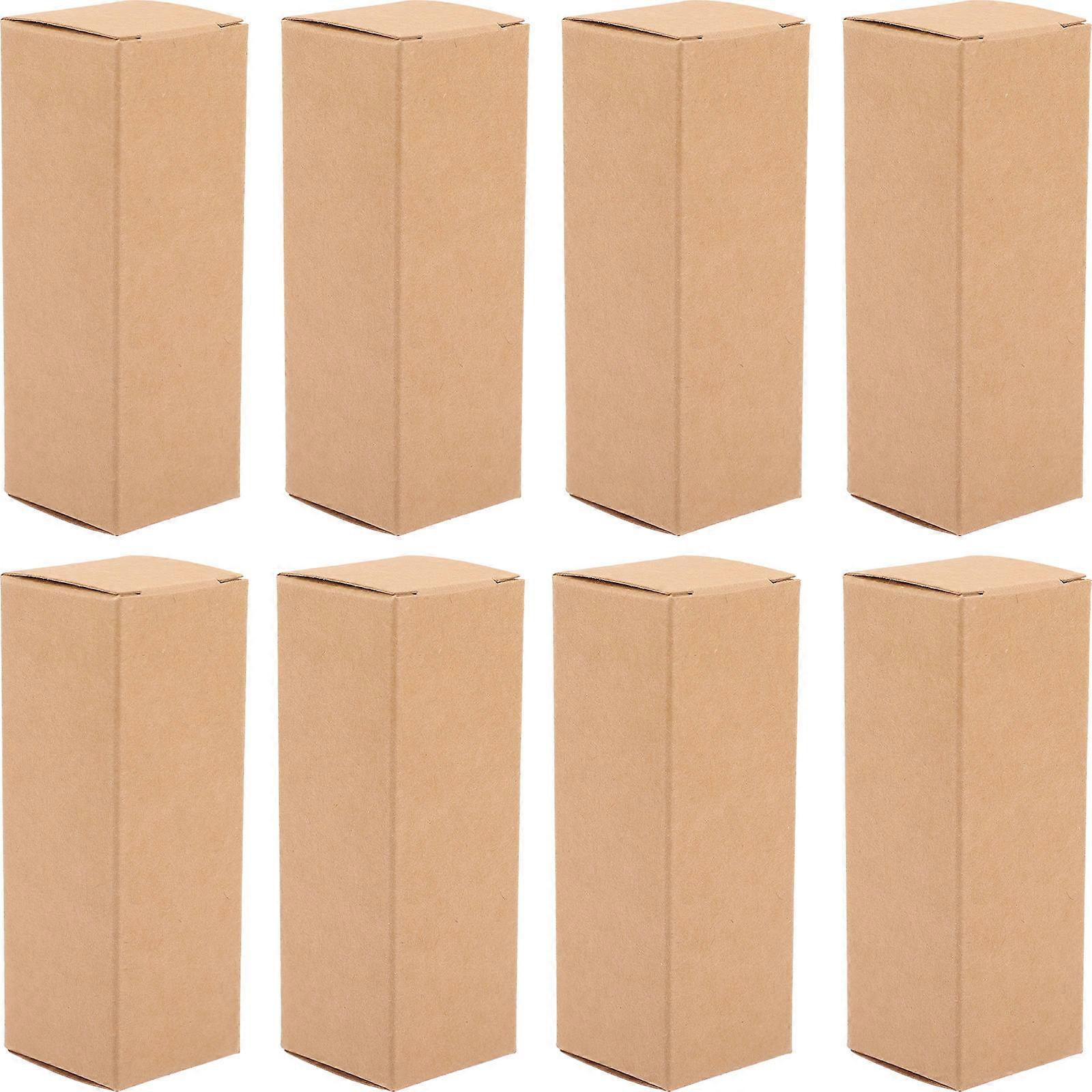 Paper Khaki Lipstick Gift Box for Storage 100Pcs Lip Balm Package Box