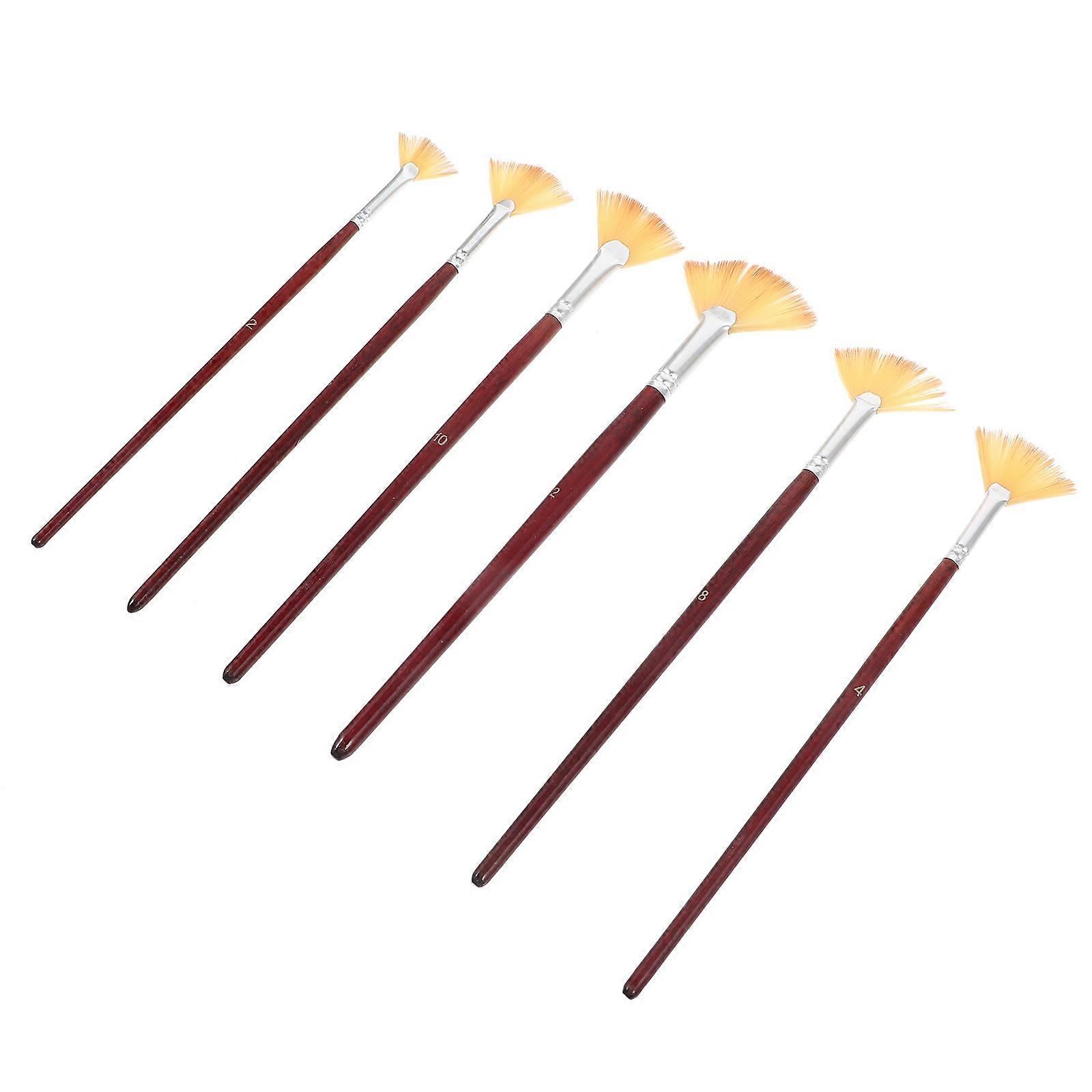 Artist Paint Brush Collection 12 Pcs Ideal For DIY Projects With Comfortable Grip And Versatile Use