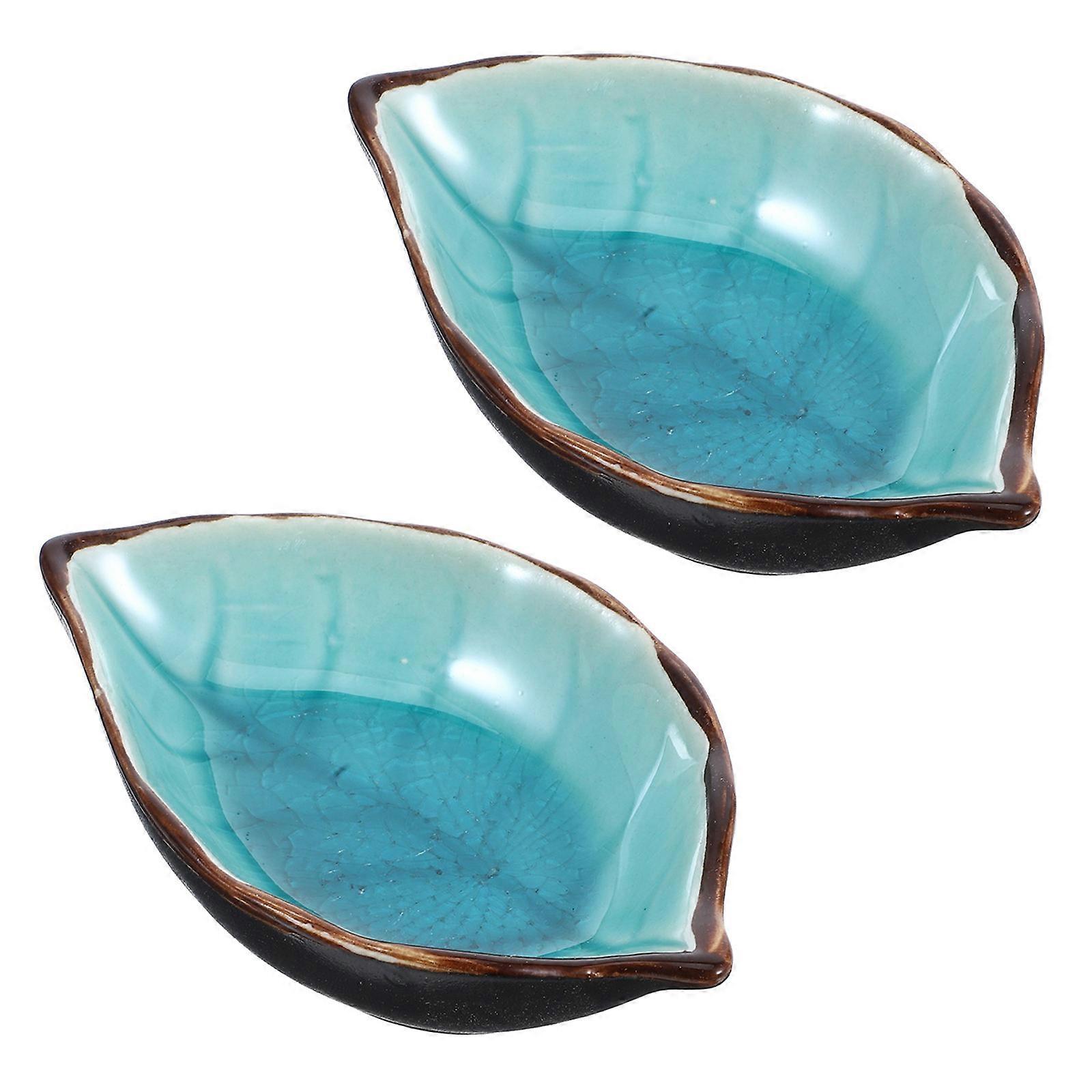 Sky-Blue Ceramic Spoon Holder for Cooking Utensils 10Pcs Kitchen Use