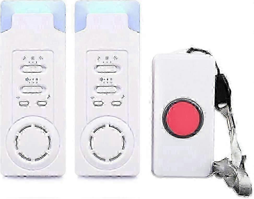 Home Alert Wireless Alarm Patient Elderly Personal Alarm System And Emergency Call Button Pager Alarm (1 In 2)