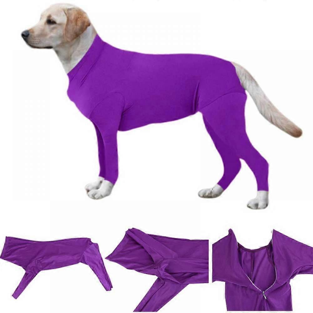 Forzero Post Operative Protection Long Sleeves Bodysuit Jumpsuit For Dogs, E Collar Alternative For Recovery