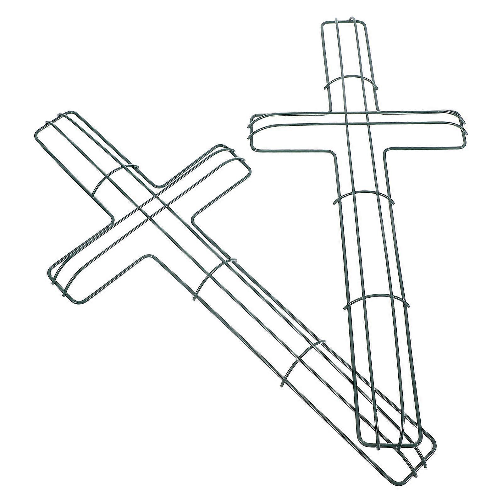 DIY Wreath Frame Iron Wreath Rack for Decoration Use 2Pcs