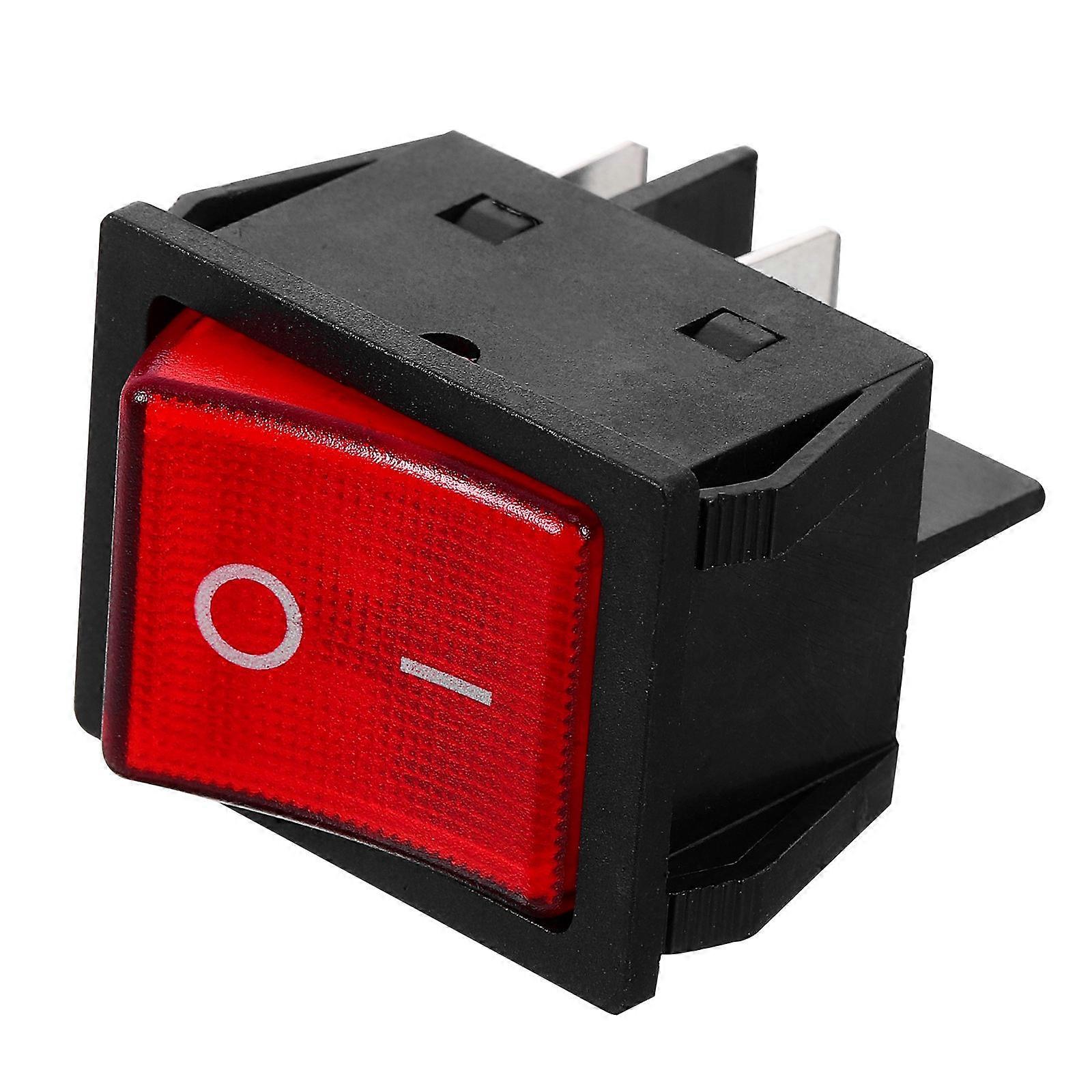 Rocker Switch Replacement With Light Designed For Technical Electrical Installation 4Pcs