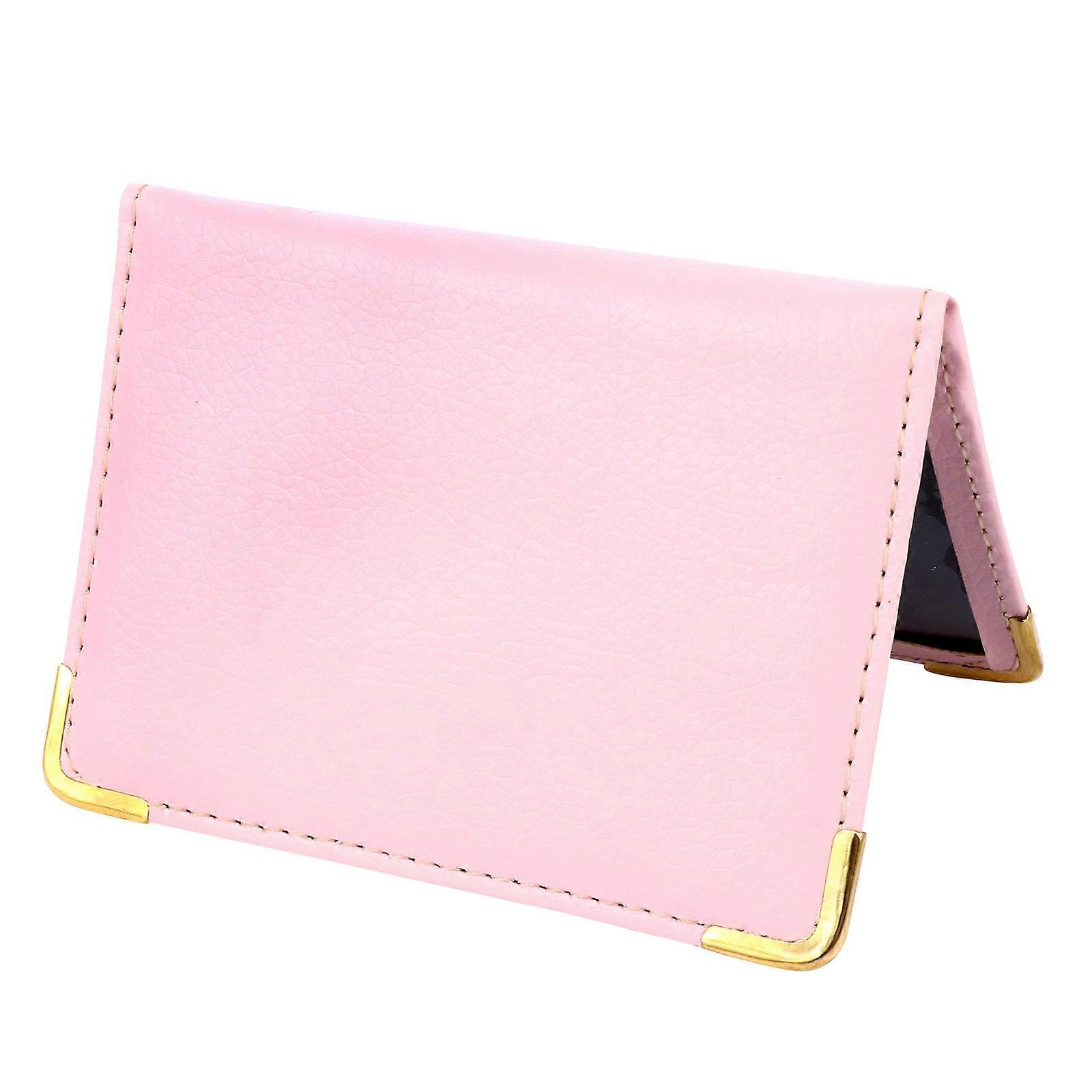 PU Cards Pack Protective Cover for Storage Use 1Pcs Pink