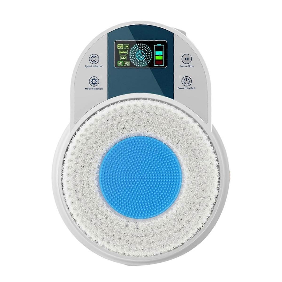 Back Scrubber for Shower,Body Scrubber,Wall-Mounted Electric Back Scrubber,Deep Clean Shower Scrubber with Smart EU Plug