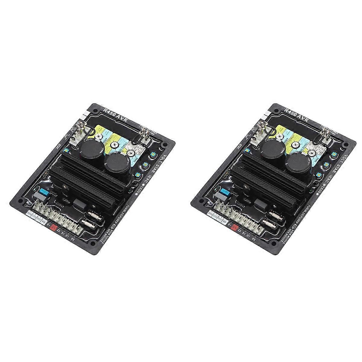 2X R450 AVR Generator Automatic Voltage Regulator Compatible for Original