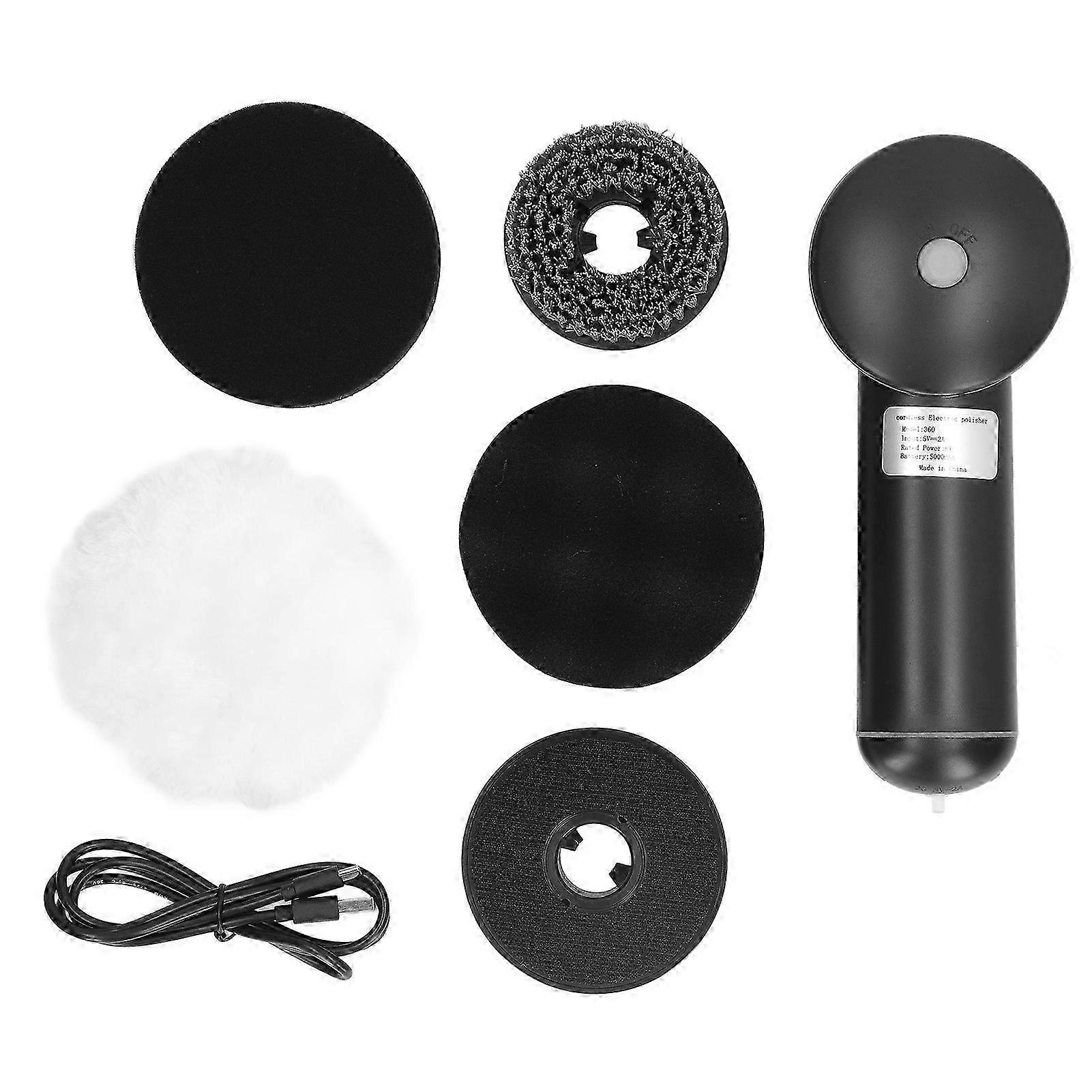 Car Polisher 3 Gear Speed Brushless Motor Low Noise Strong Torsion Portable Electric Cordless Car Buffer Polisher Waxer A-B 26s