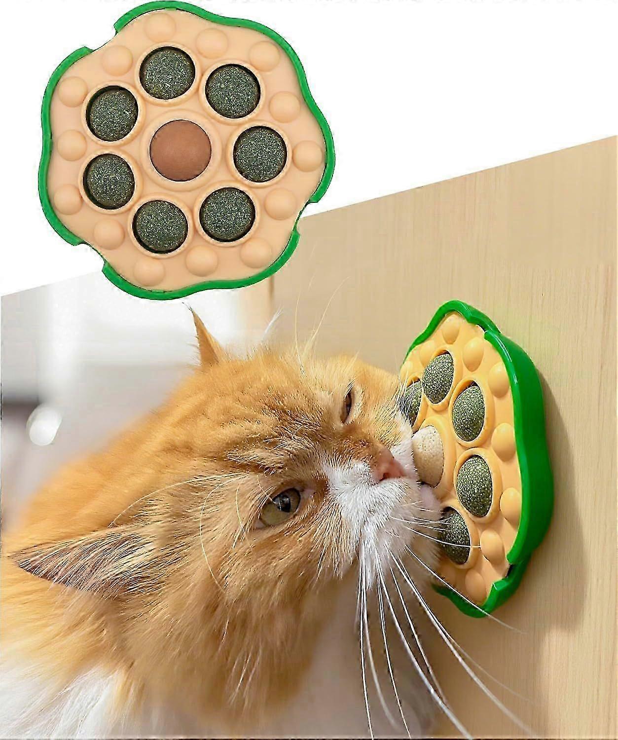 Catnip Toys, Lotus Pod Catnip Balls, Extra Cat Energy Ball, Teeth Cleaning Catmint Toy for Cat, Edible Cat Candy for All Breeds