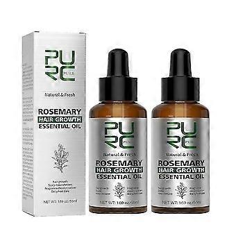 2x Rosmery Oil Hair Porost Skóra głowy Mężczyźni Kobiety Imbir Anti Hair Loss Regrowth Thiken