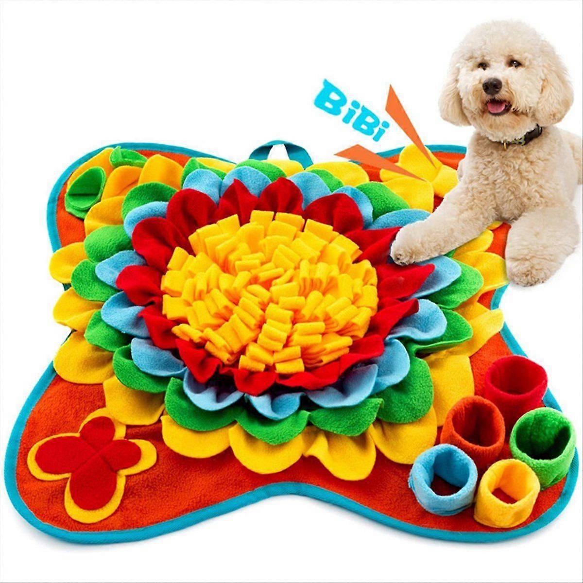 Squeaky Pet Snuffle Mat for Dogs, Cat Interactive Forage Mat