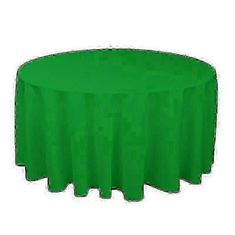 Polyester round tablecloth for wedding party in white black red blue gold miao7