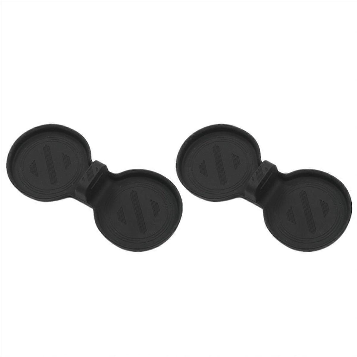 Center Console Cup Holder Insert Accessories - Black