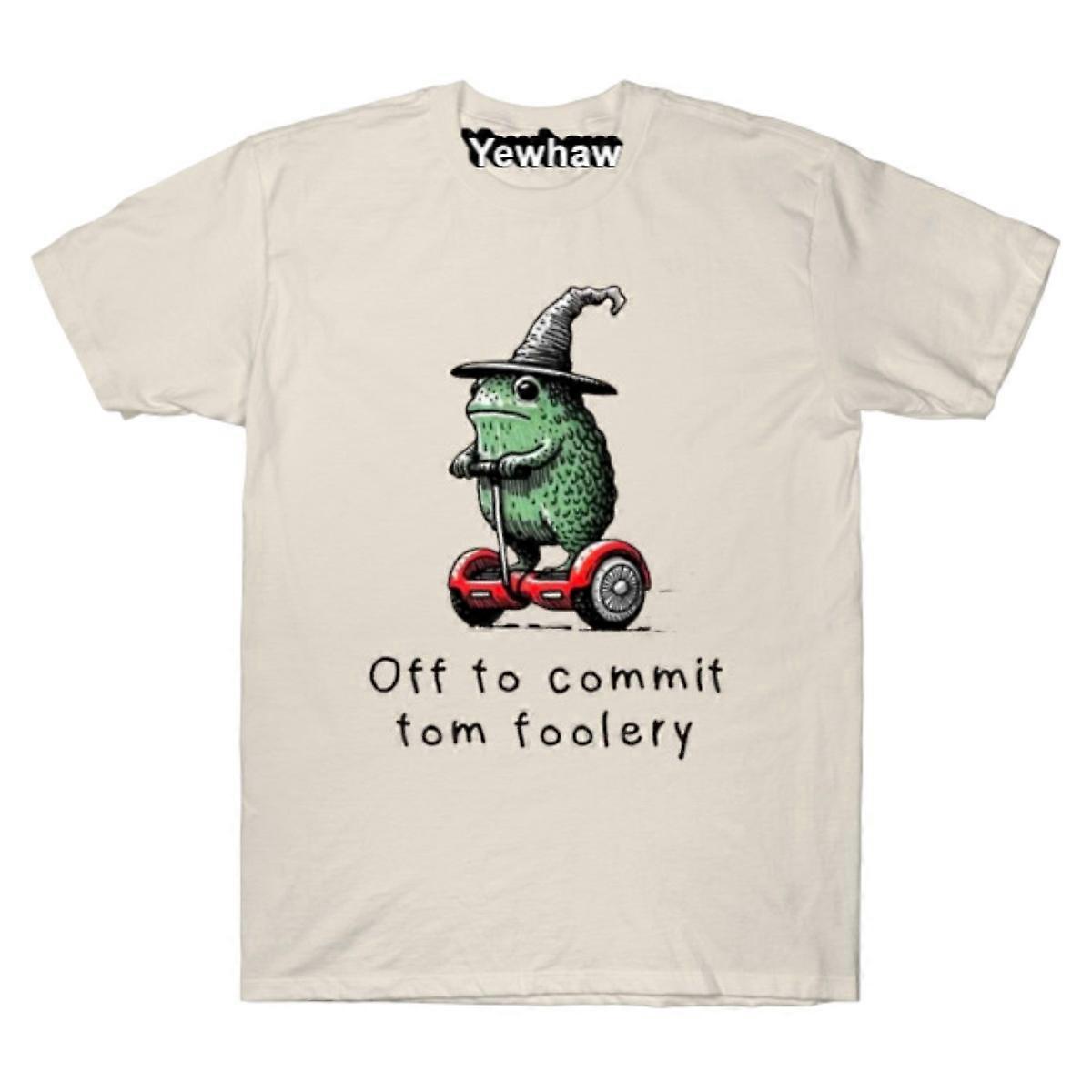 Off To Commit Tom Foolery T-shirt Funny Frog Gifts Tee