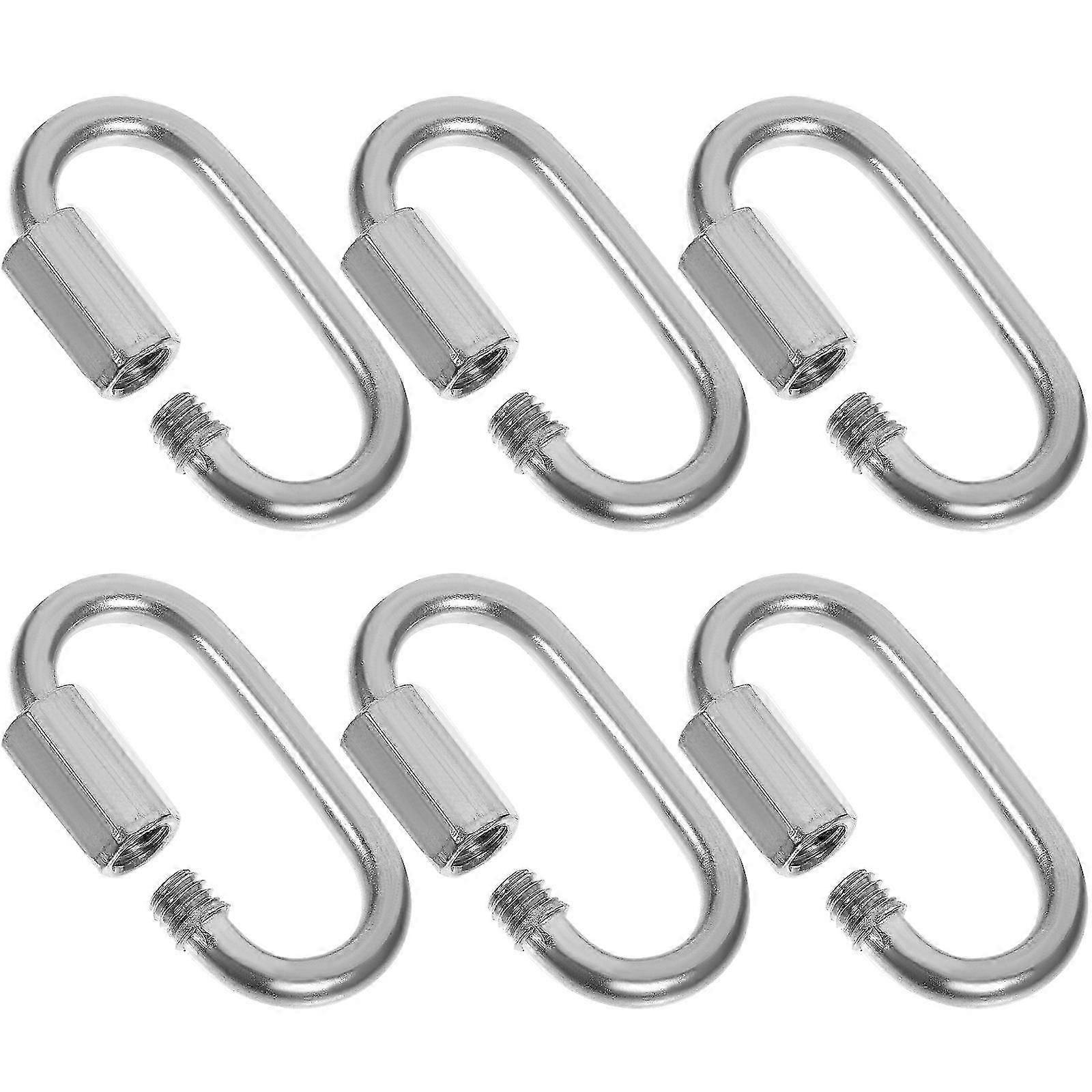 Quick Release Fastener Tow Chain Connectors Industrial Applications Stable Structure 3.70X2.00X0.80CM 6Pcs