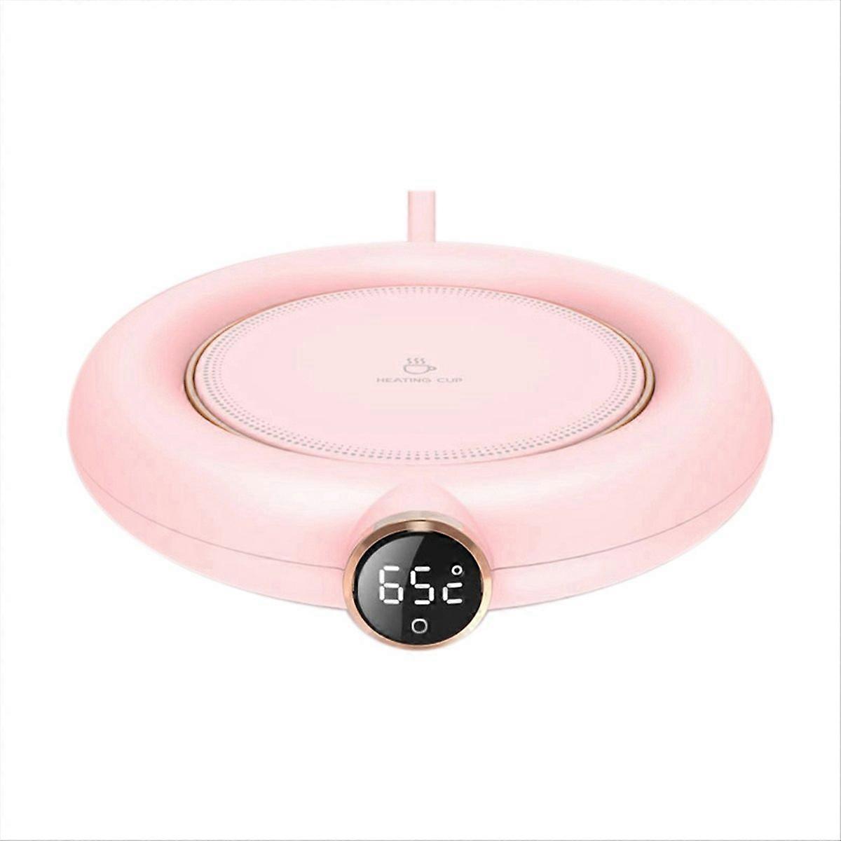 Coffee Mug Warmer for Desk with Auto Shut Off, 3 Temp Settings,Pink