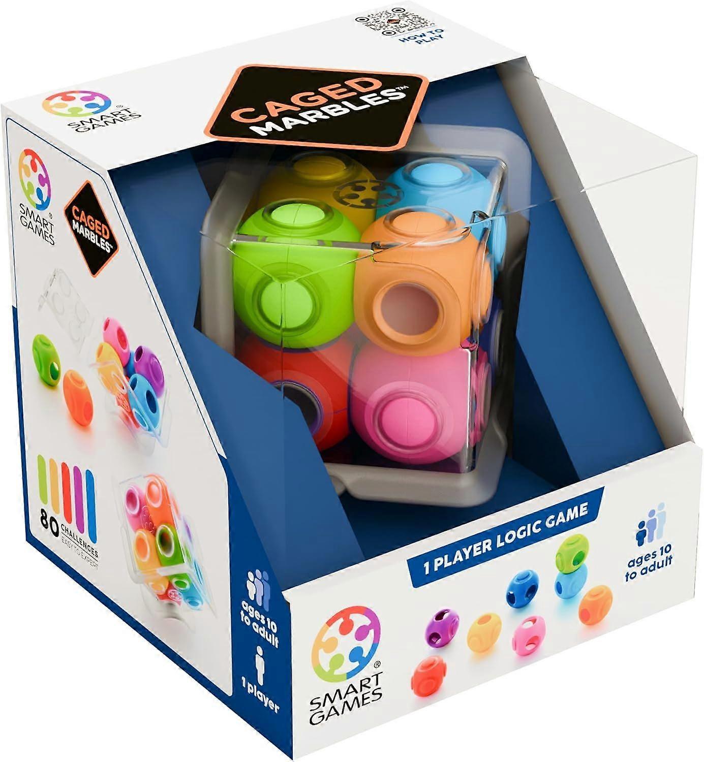 SmartGames - Brain Teasers Caged Marbles Puzzle Game