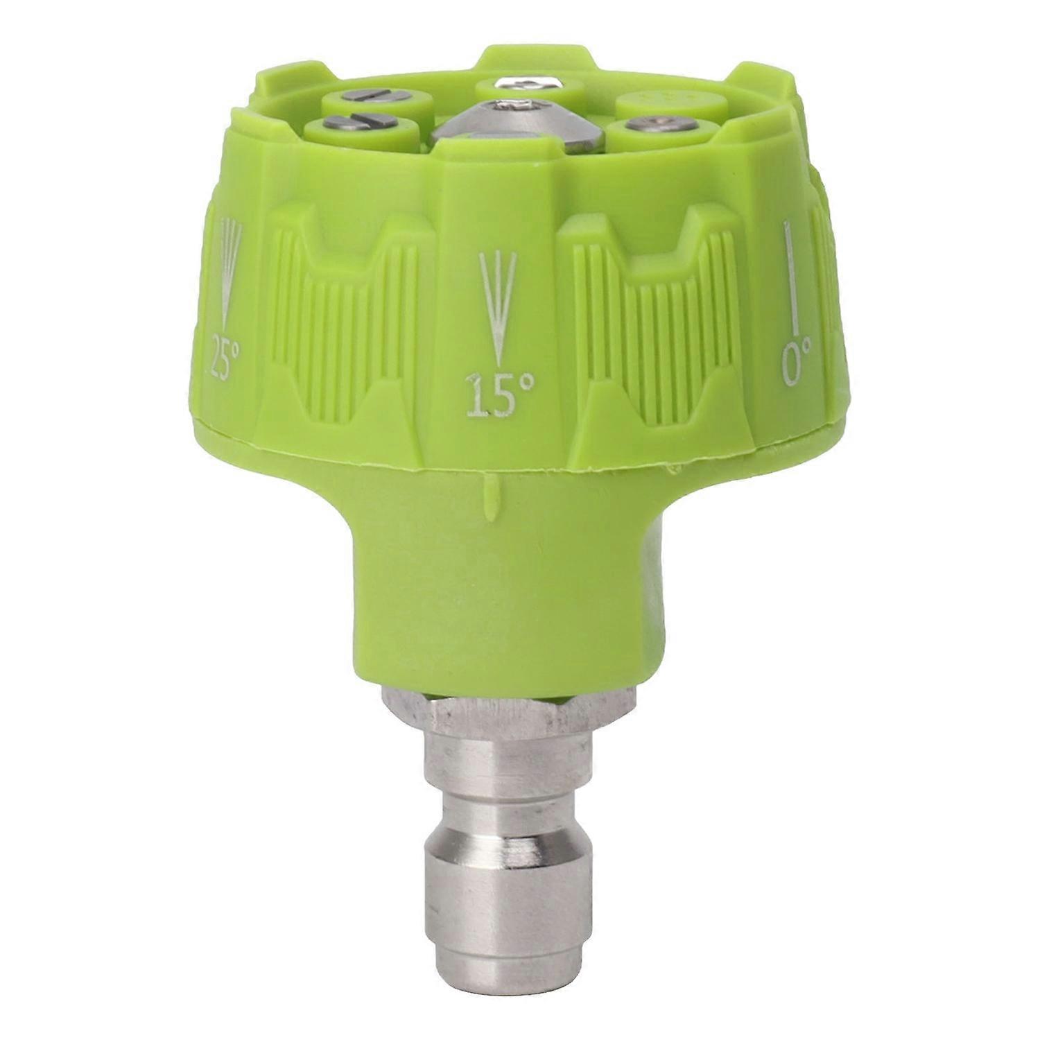 Pressure Washer Spray Nozzle 6 in 1 Multifunctional Adjustable Nozzle 1/4 Plug Interface Connect Tip